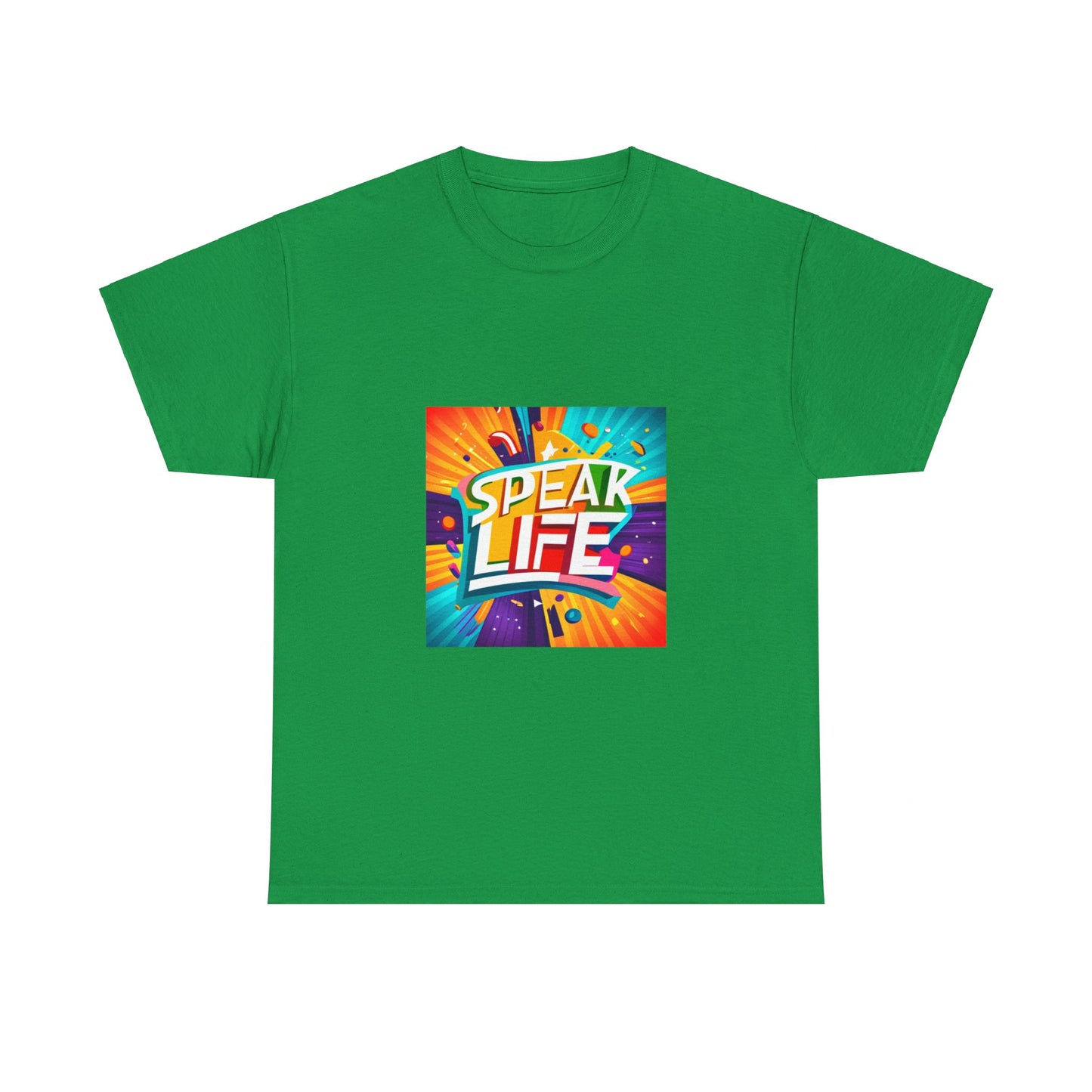 "Speak Life" Paint Splash Unisex Heavy Cotton Tee