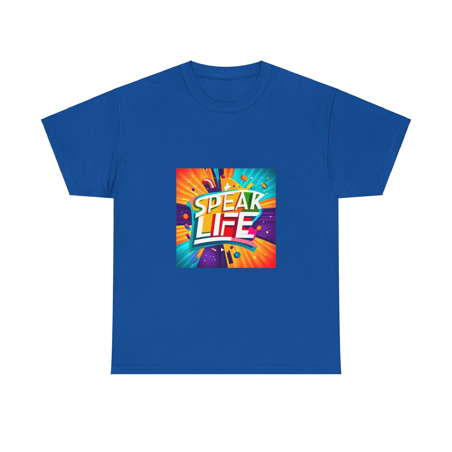 "Speak Life" Paint Splash Unisex Heavy Cotton Tee