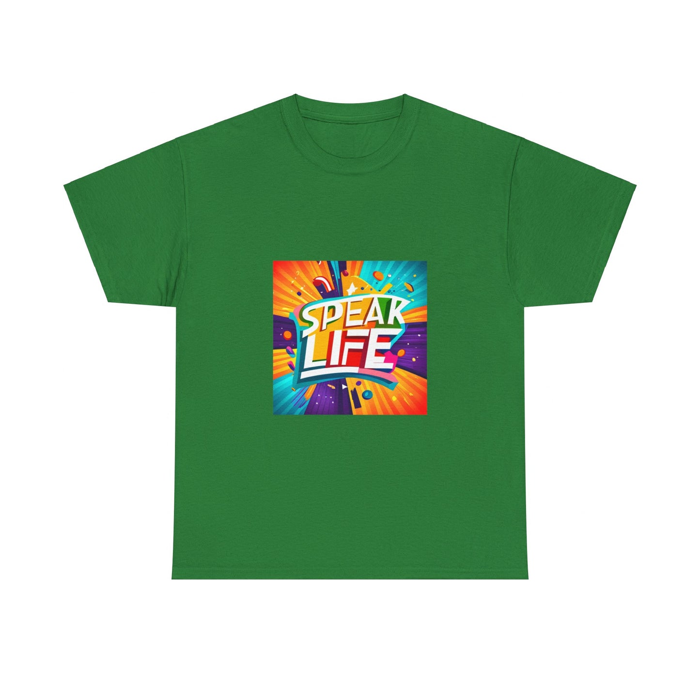 "Speak Life" Paint Splash Unisex Heavy Cotton Tee