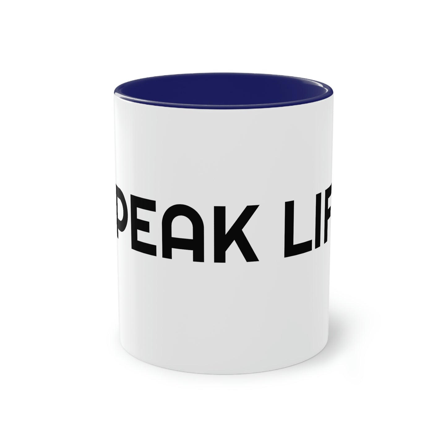"Speak Life" Two-Tone Coffee Mug, 11oz