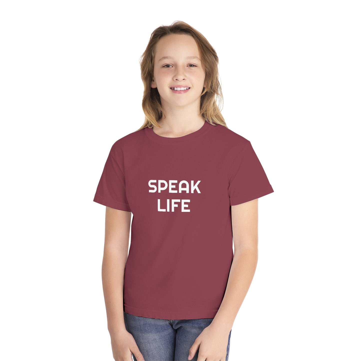 "Speak Life" Youth Midweight Tee
