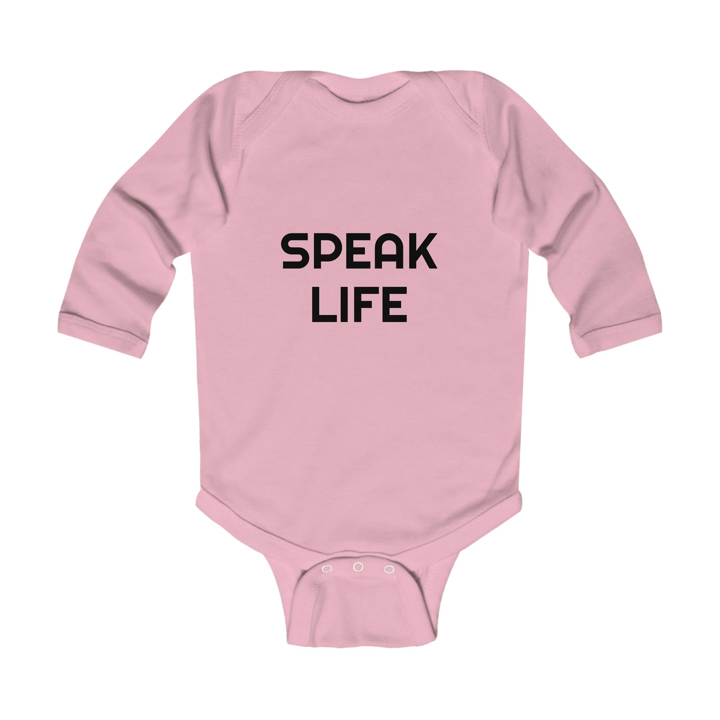 "Speak Life" Infant Long Sleeve Bodysuit
