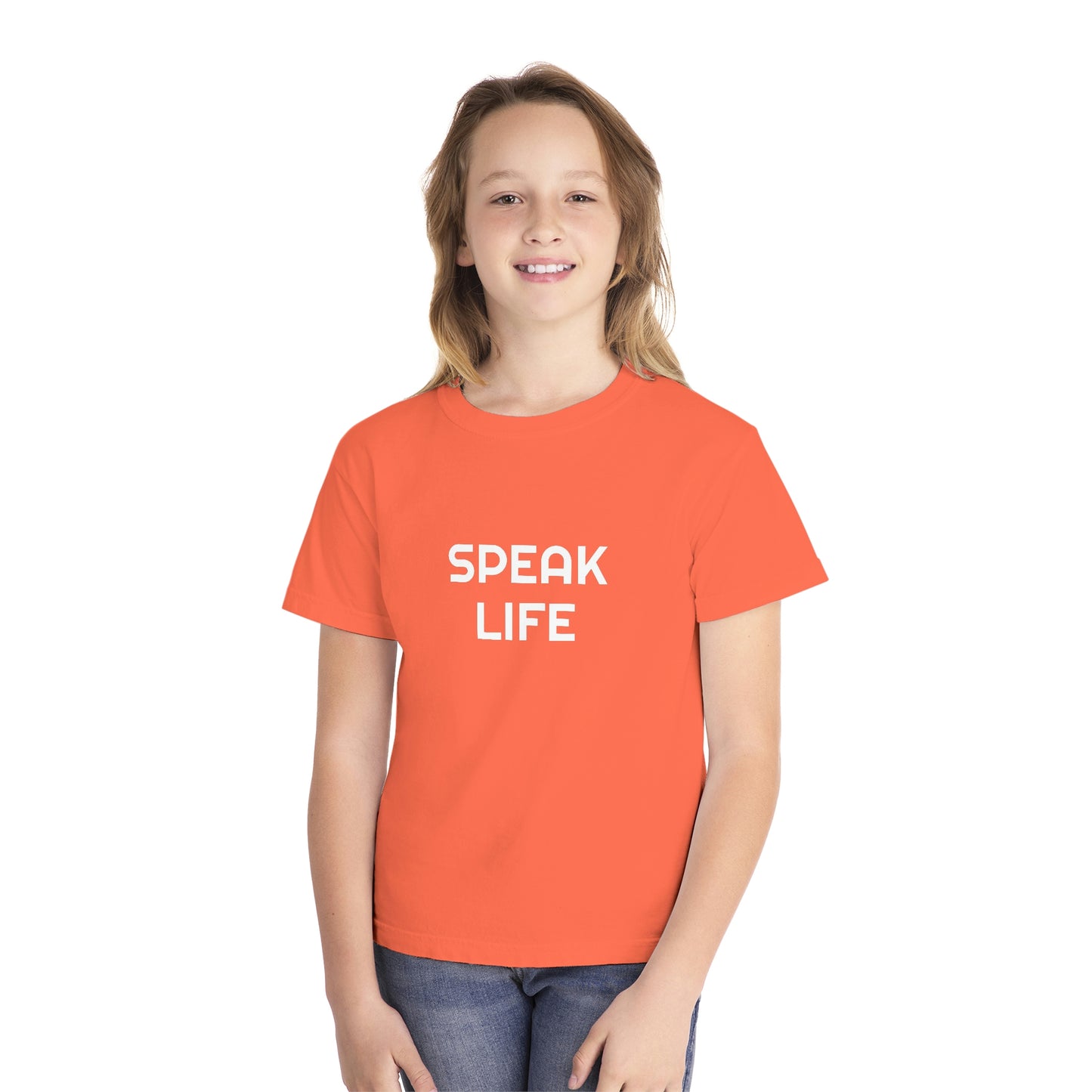 "Speak Life" Youth Midweight Tee