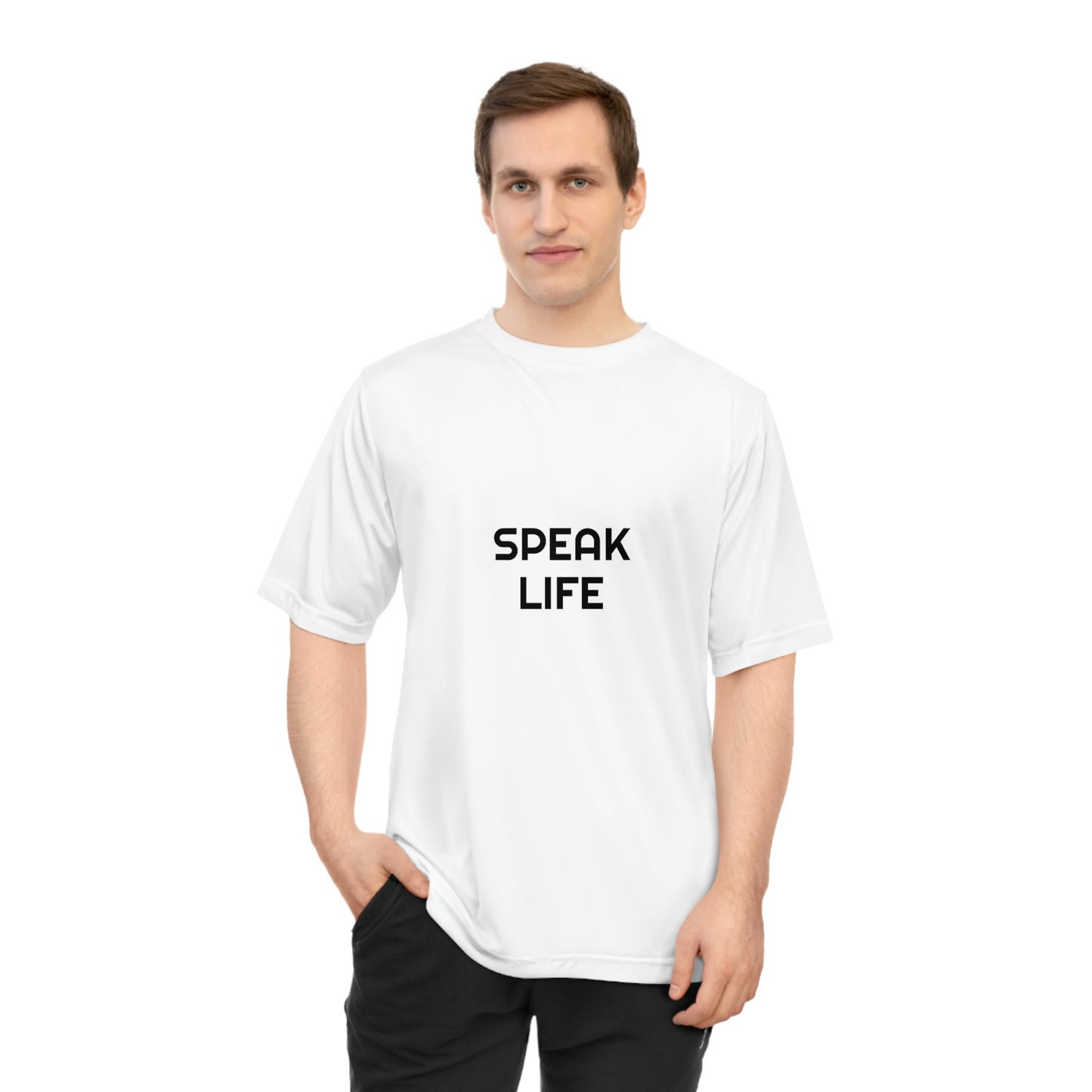 "Speak Life" Unisex Zone Performance T-shirt