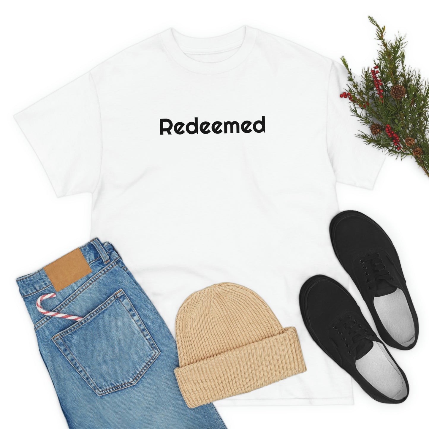 "Redeemed" Unisex Heavy Cotton Tee