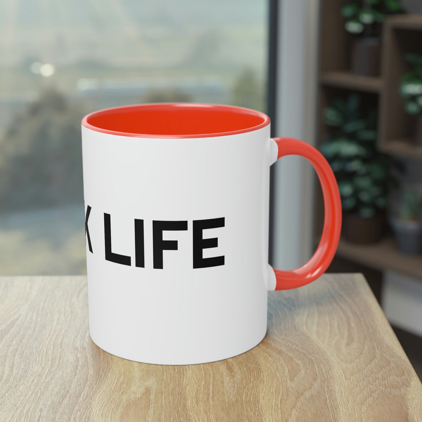 "Speak Life" Two-Tone Coffee Mug, 11oz