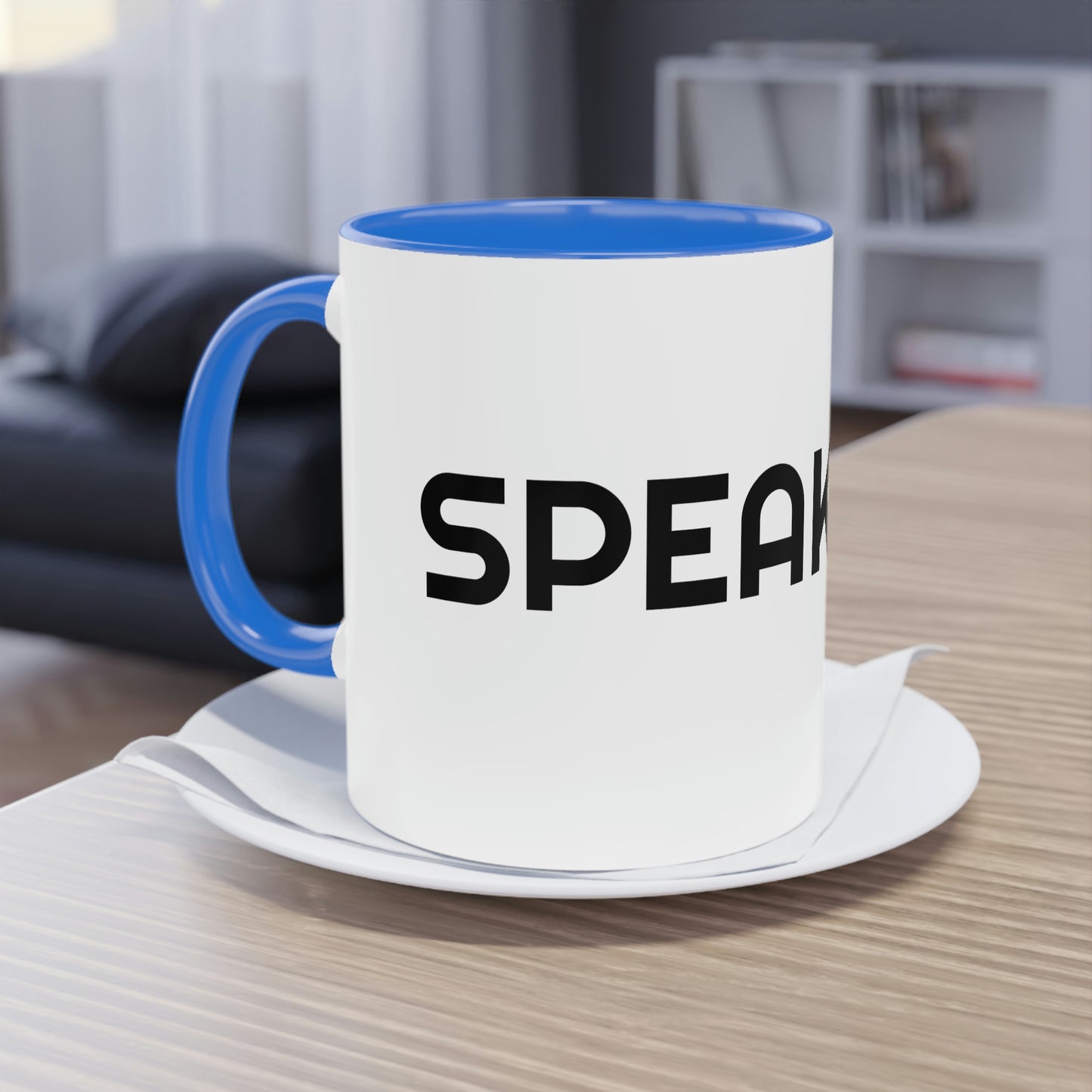 "Speak Life" Two-Tone Coffee Mug, 11oz