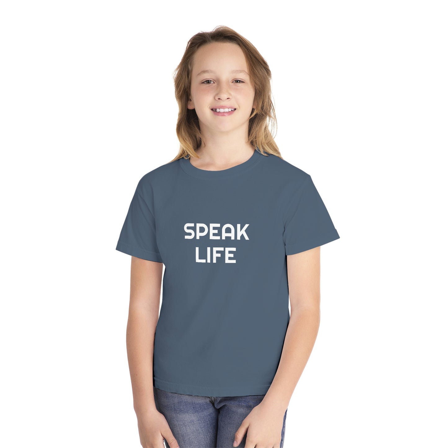 "Speak Life" Youth Midweight Tee