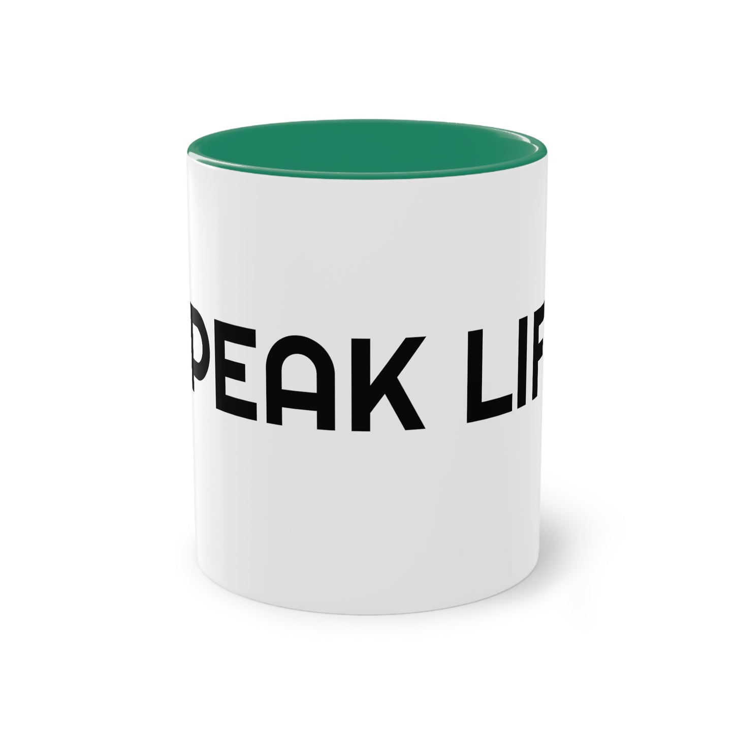 "Speak Life" Two-Tone Coffee Mug, 11oz