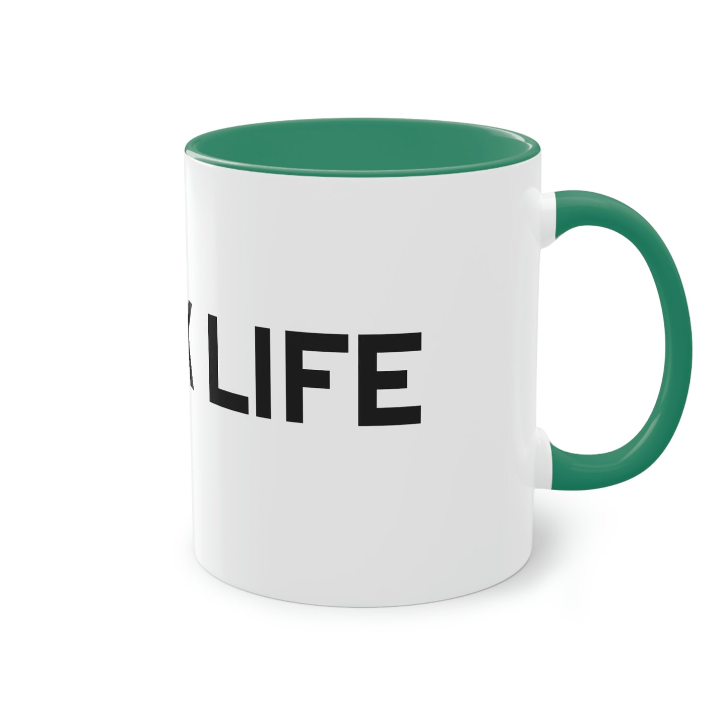 "Speak Life" Two-Tone Coffee Mug, 11oz