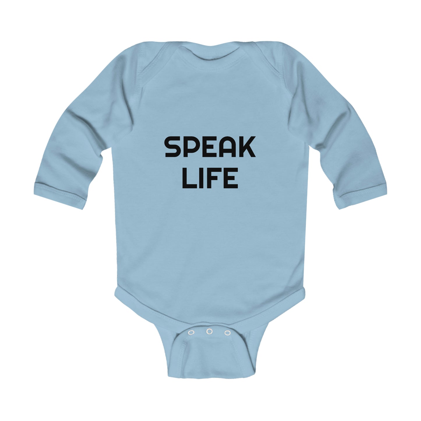 "Speak Life" Infant Long Sleeve Bodysuit