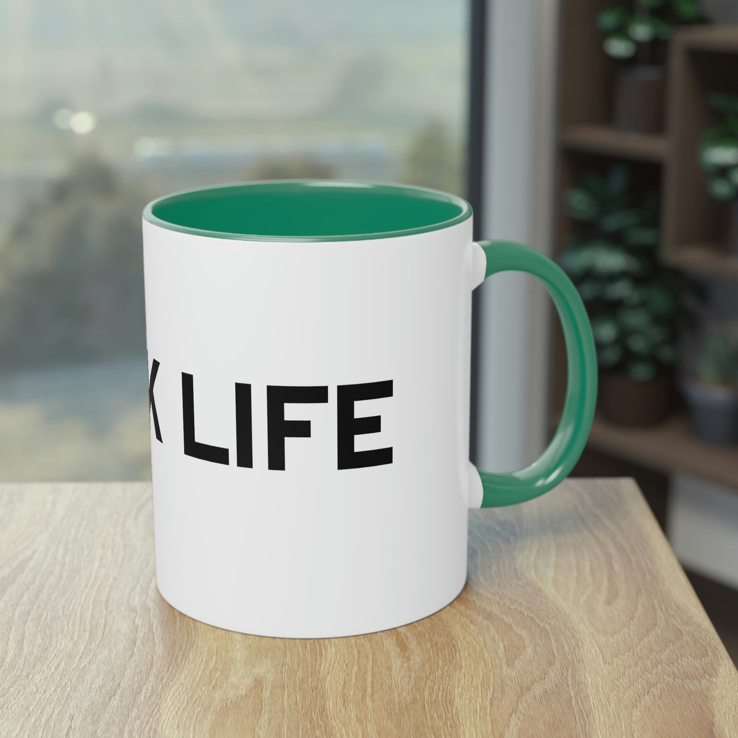 "Speak Life" Two-Tone Coffee Mug, 11oz