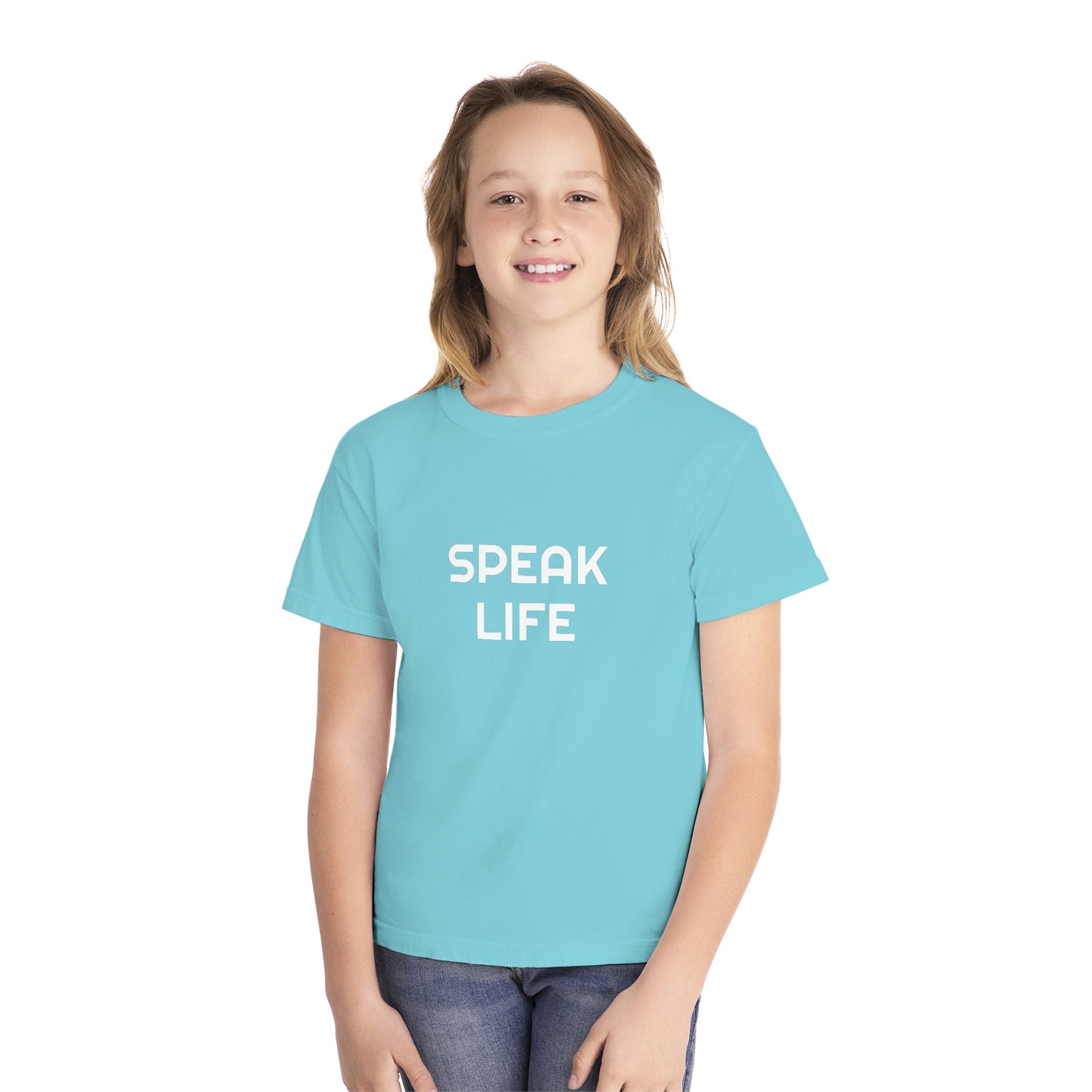 "Speak Life" Youth Midweight Tee