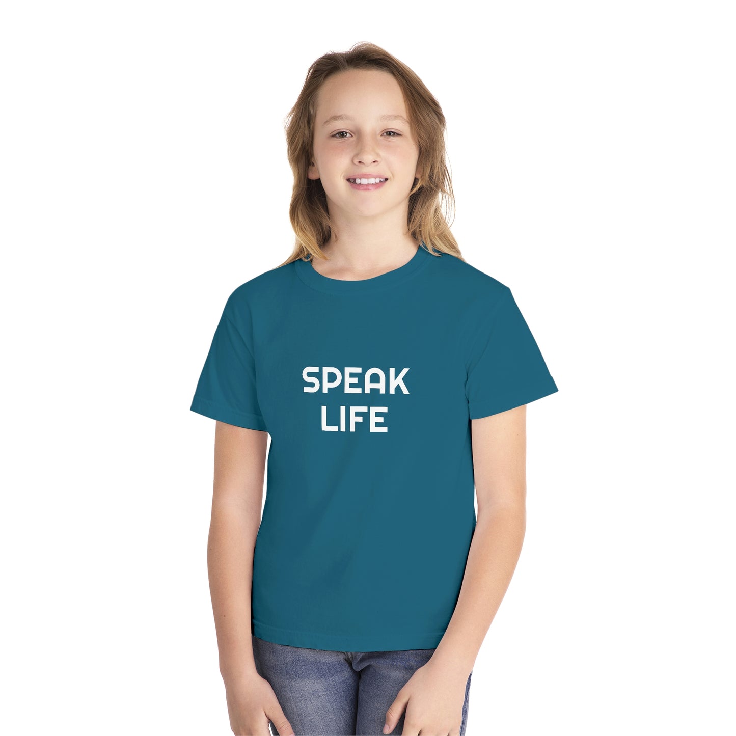 "Speak Life" Youth Midweight Tee