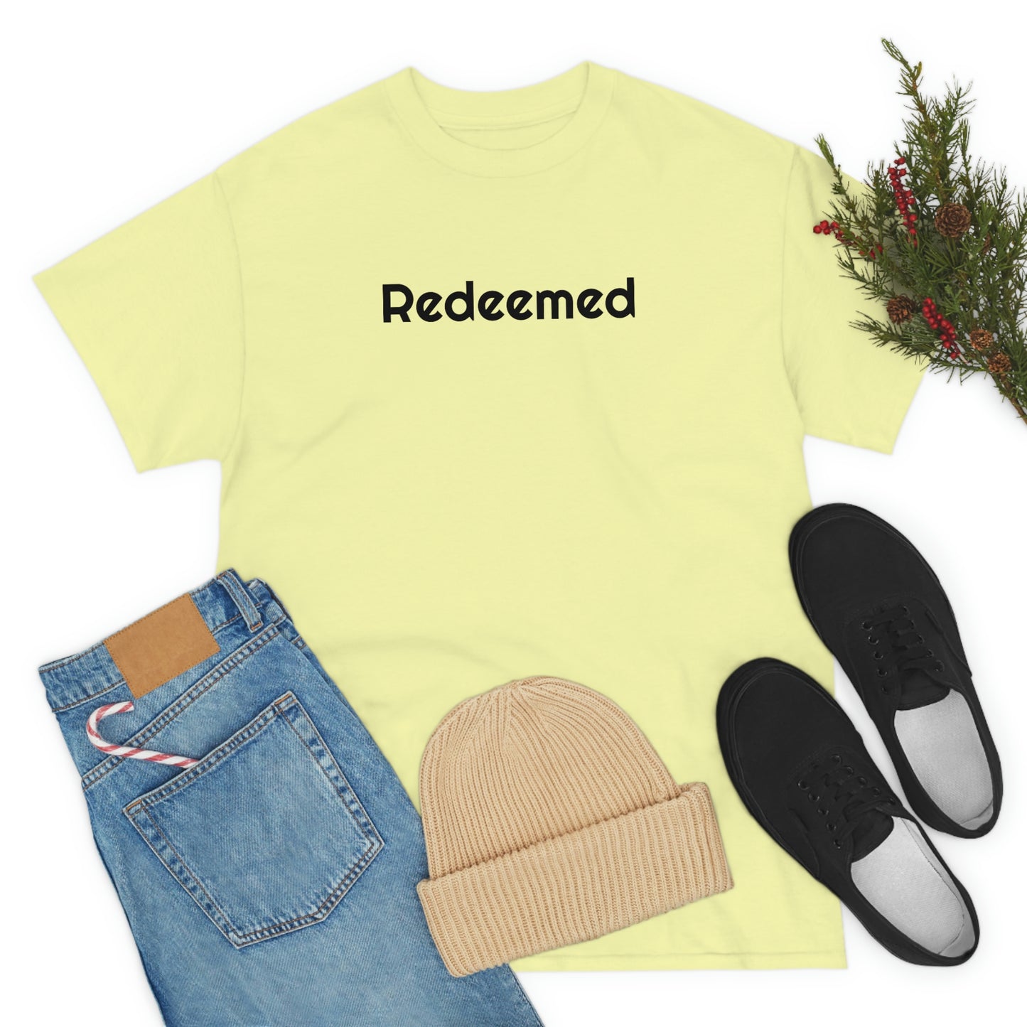 "Redeemed" Unisex Heavy Cotton Tee