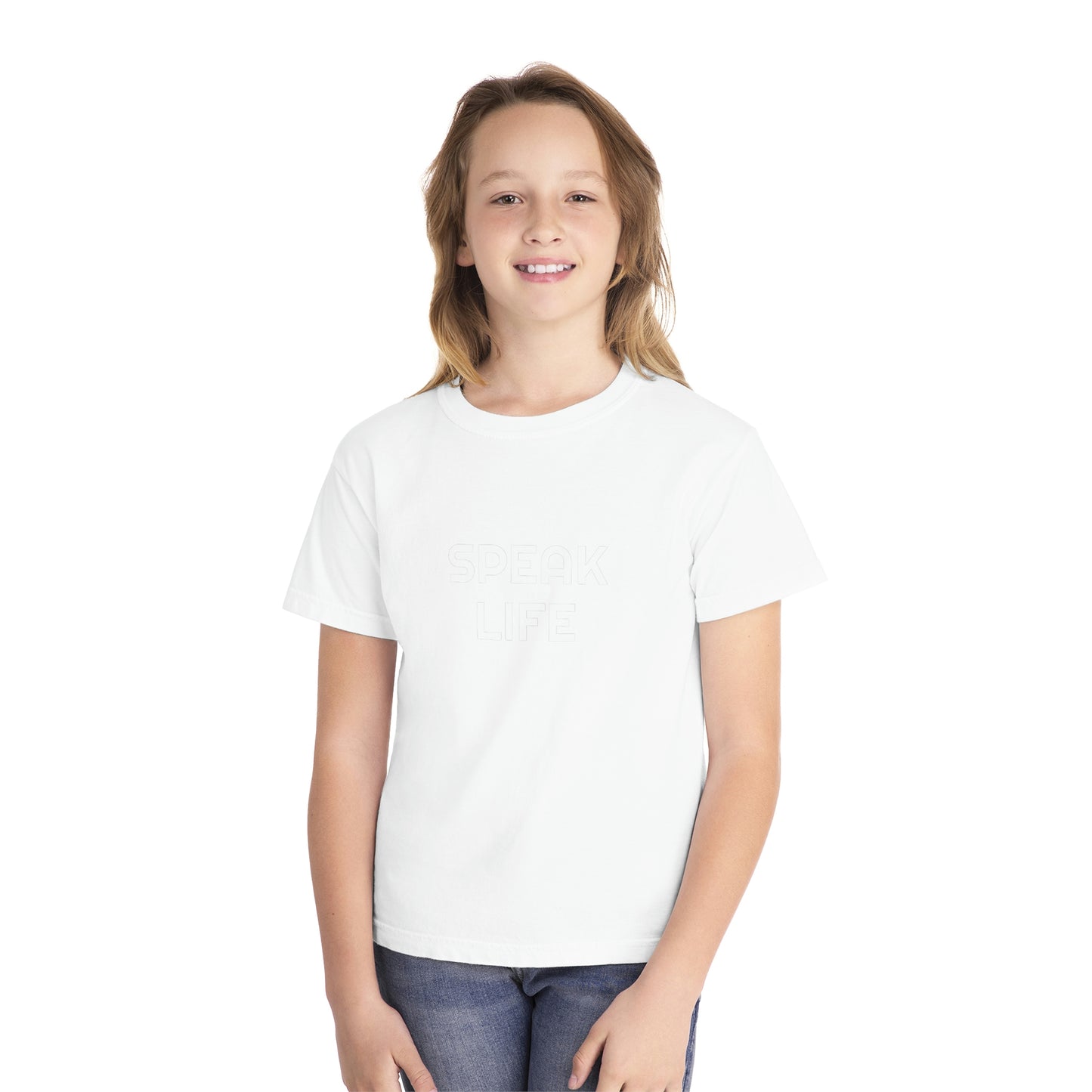 "Speak Life" Youth Midweight Tee