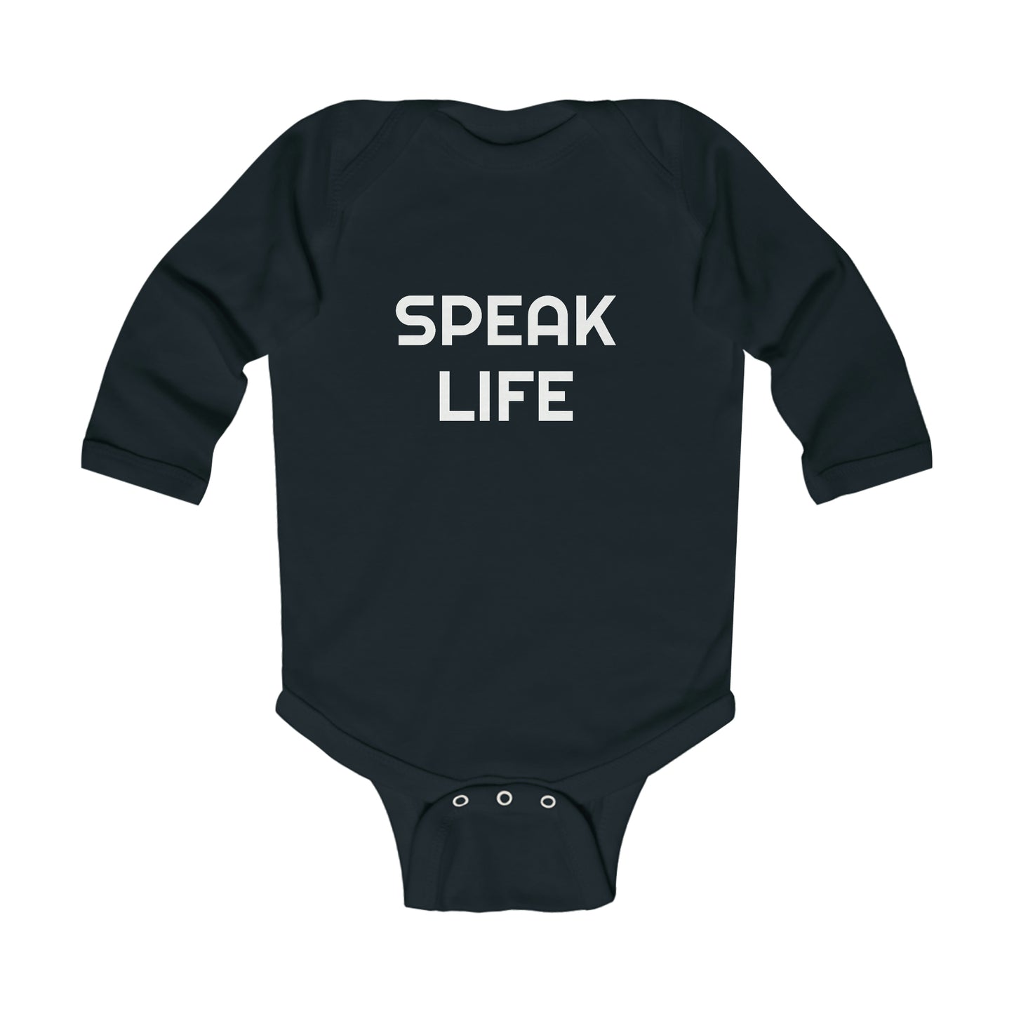 "Speak Life" Infant Long Sleeve Bodysuit