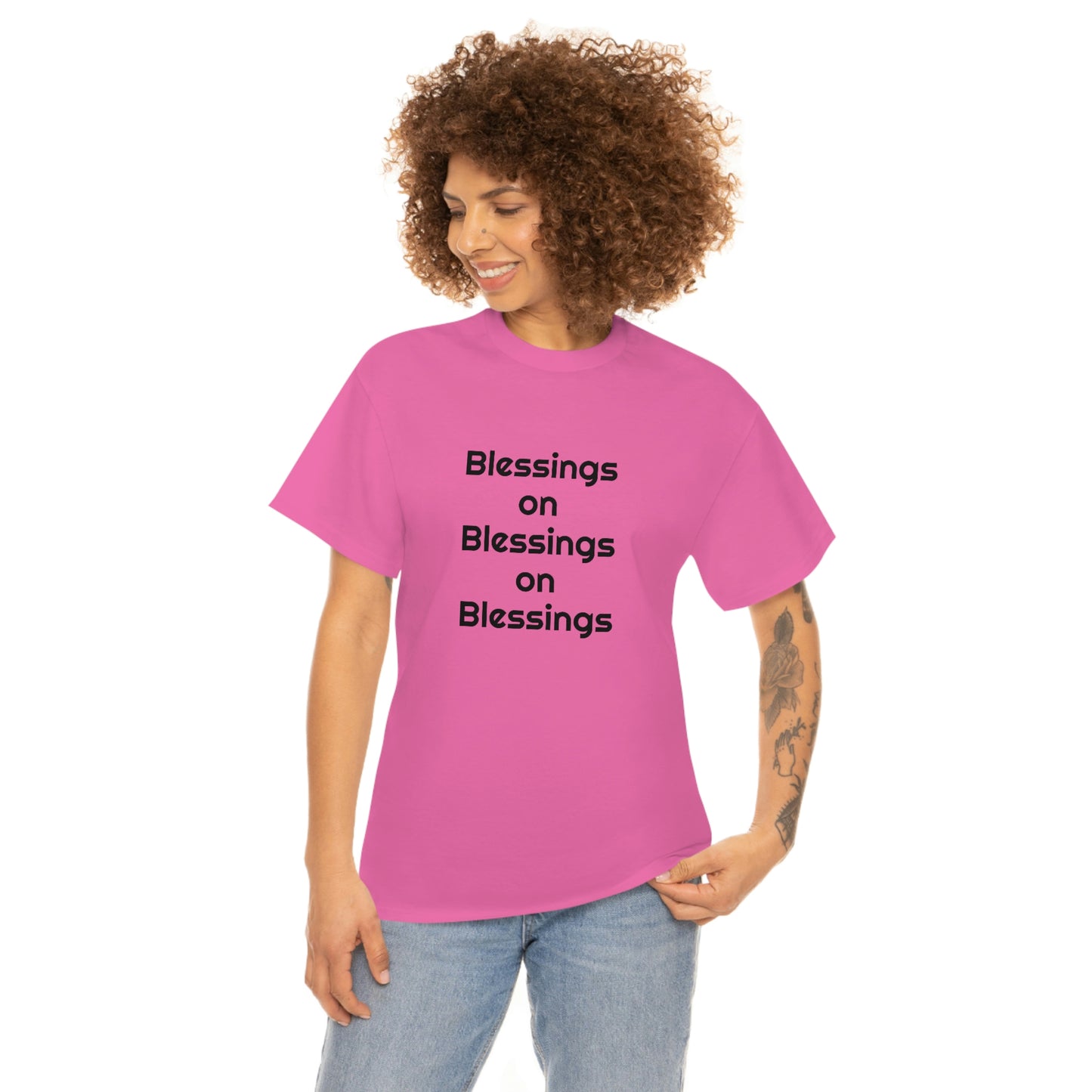 "Blessings on Blessings" Unisex Heavy Cotton Tee