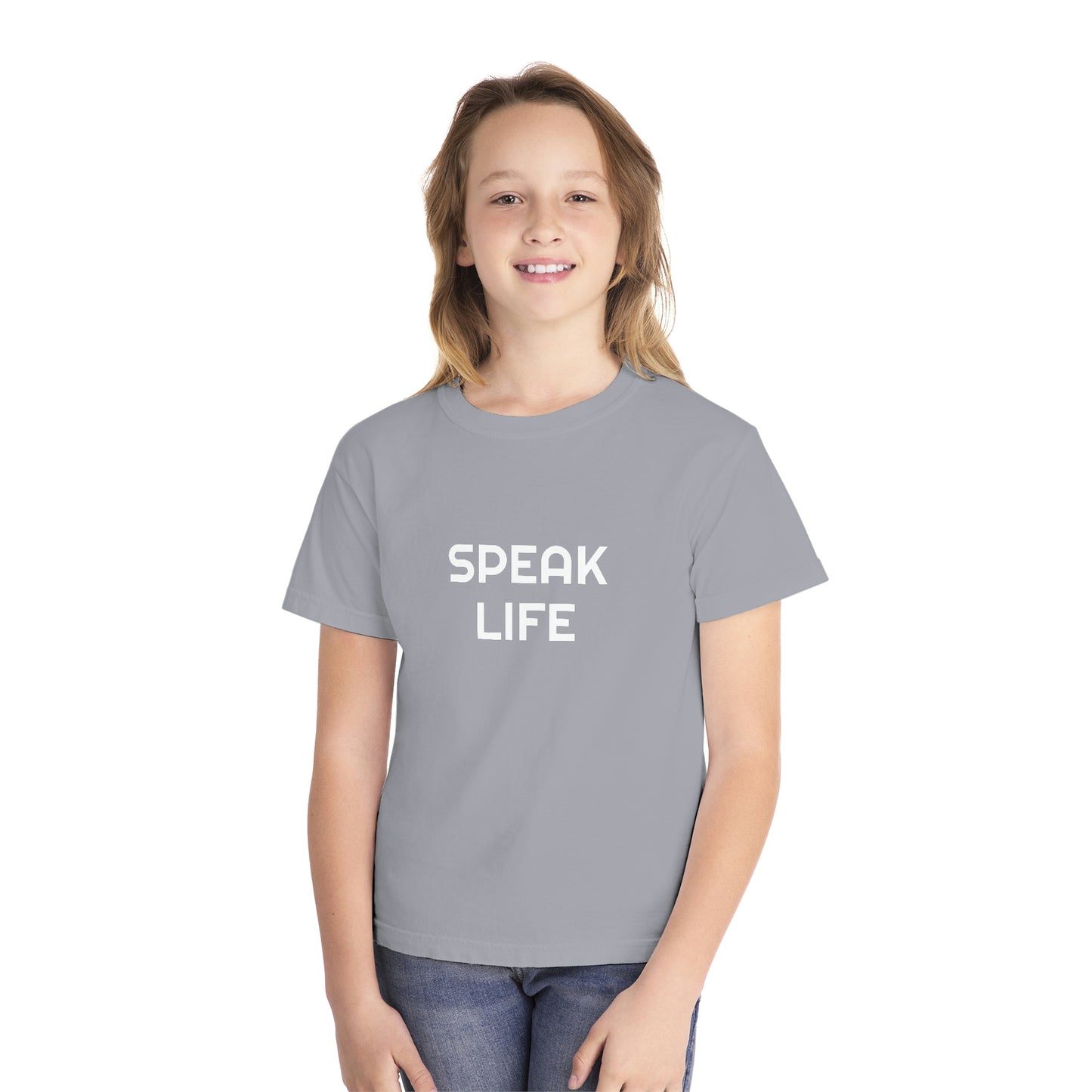 "Speak Life" Youth Midweight Tee
