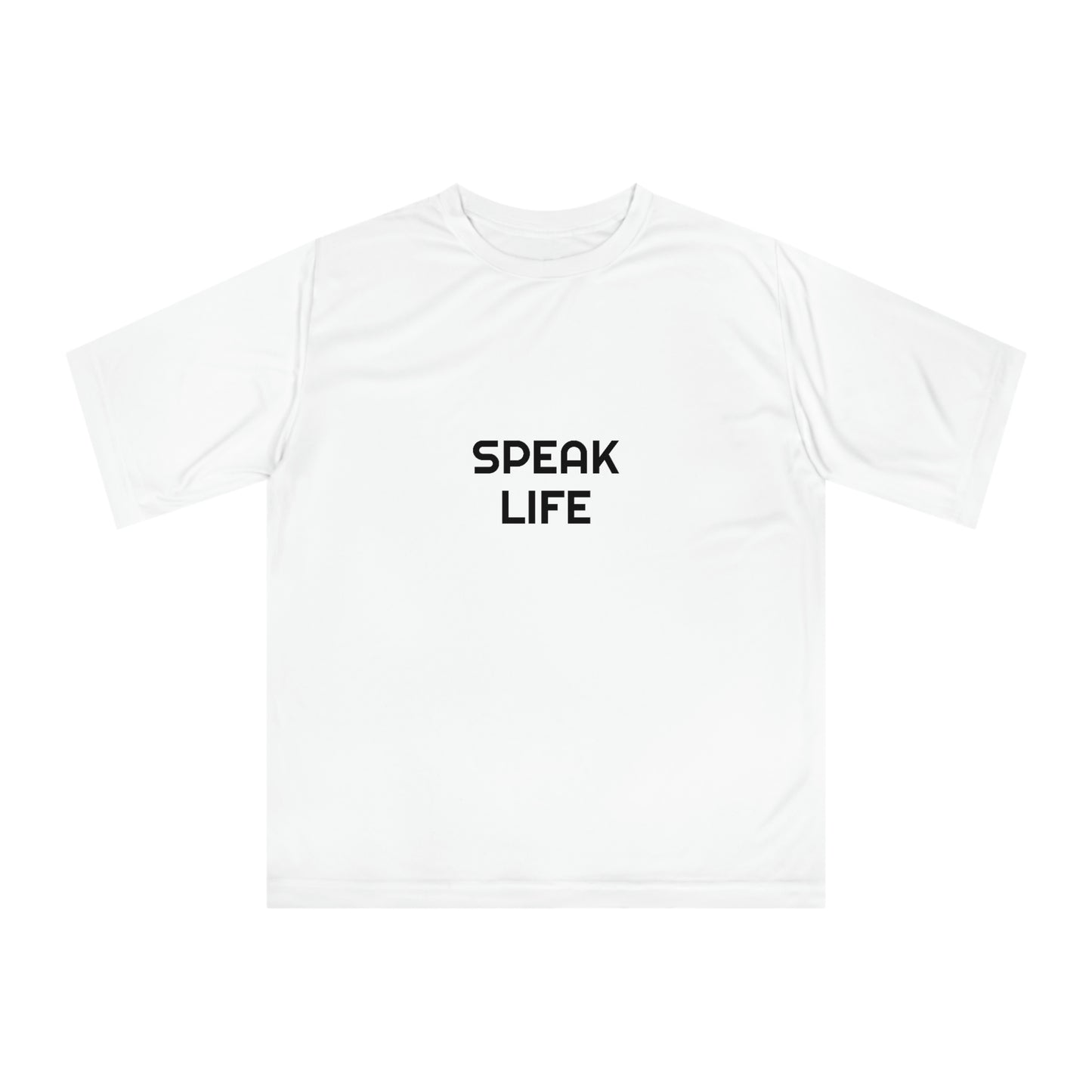 "Speak Life" Unisex Zone Performance T-shirt