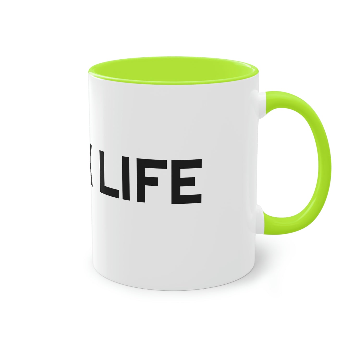 "Speak Life" Two-Tone Coffee Mug, 11oz