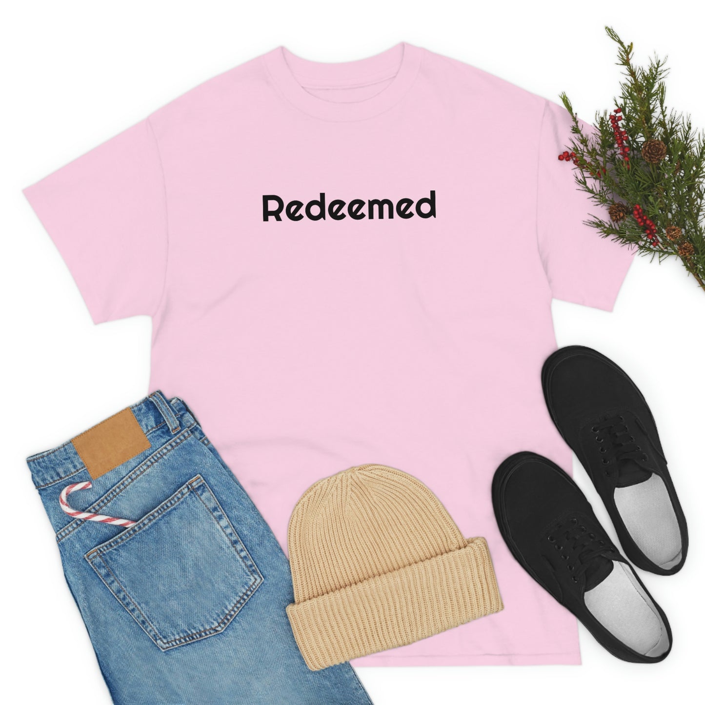 "Redeemed" Unisex Heavy Cotton Tee
