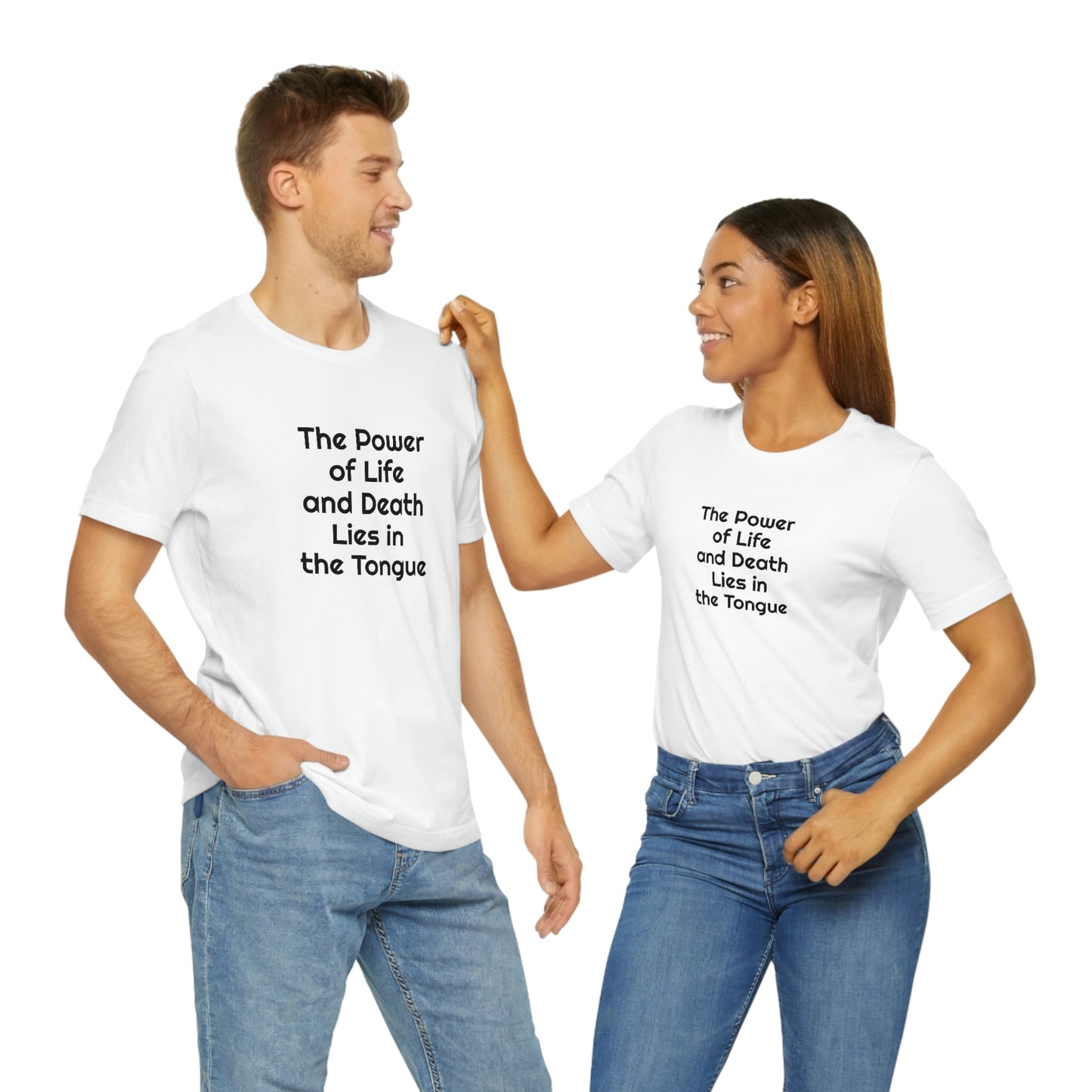 "Speak Life - Power of Life and Death" Unisex Jersey Short Sleeve Tee