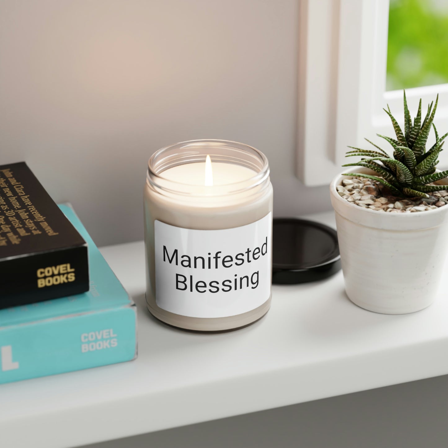 "Manifested Blessing" Scented Soy Candle, 9oz