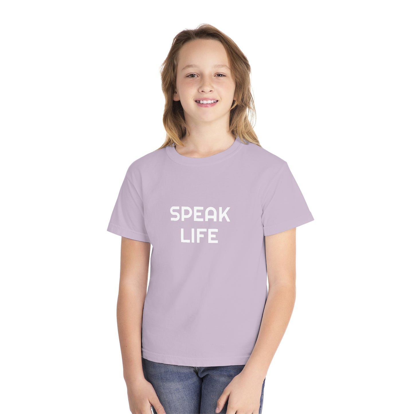 "Speak Life" Youth Midweight Tee