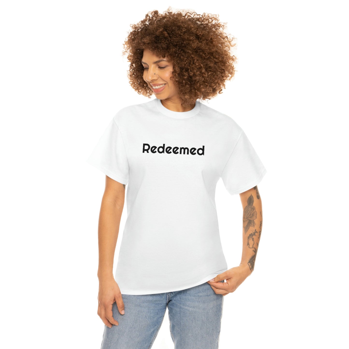 "Redeemed" Unisex Heavy Cotton Tee