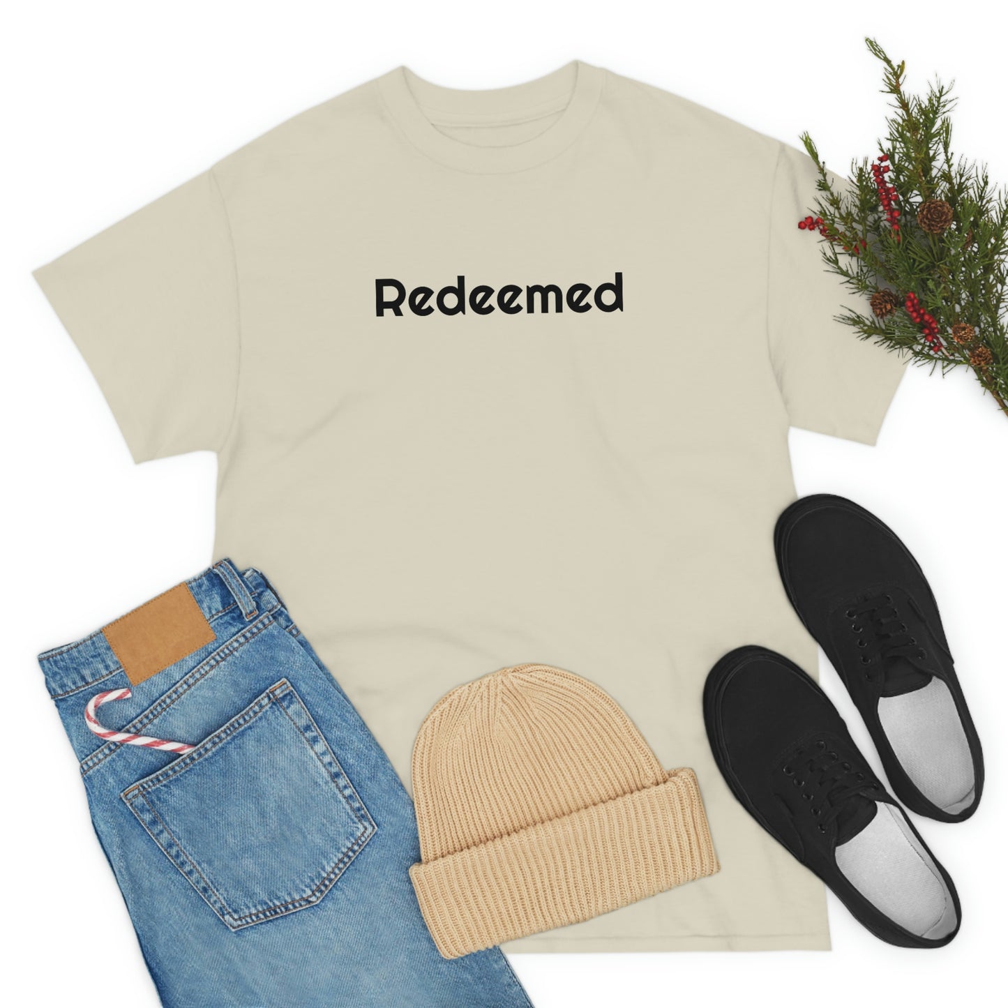 "Redeemed" Unisex Heavy Cotton Tee