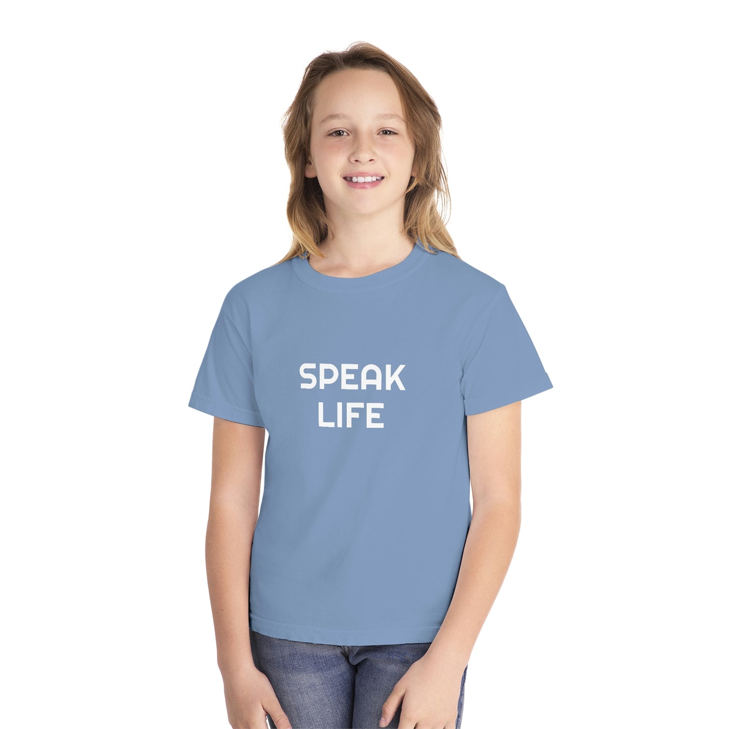 "Speak Life" Youth Midweight Tee