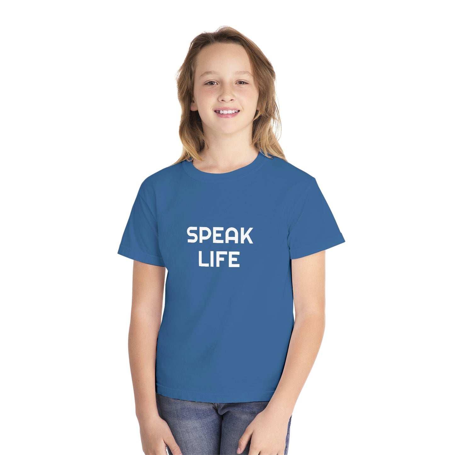 "Speak Life" Youth Midweight Tee