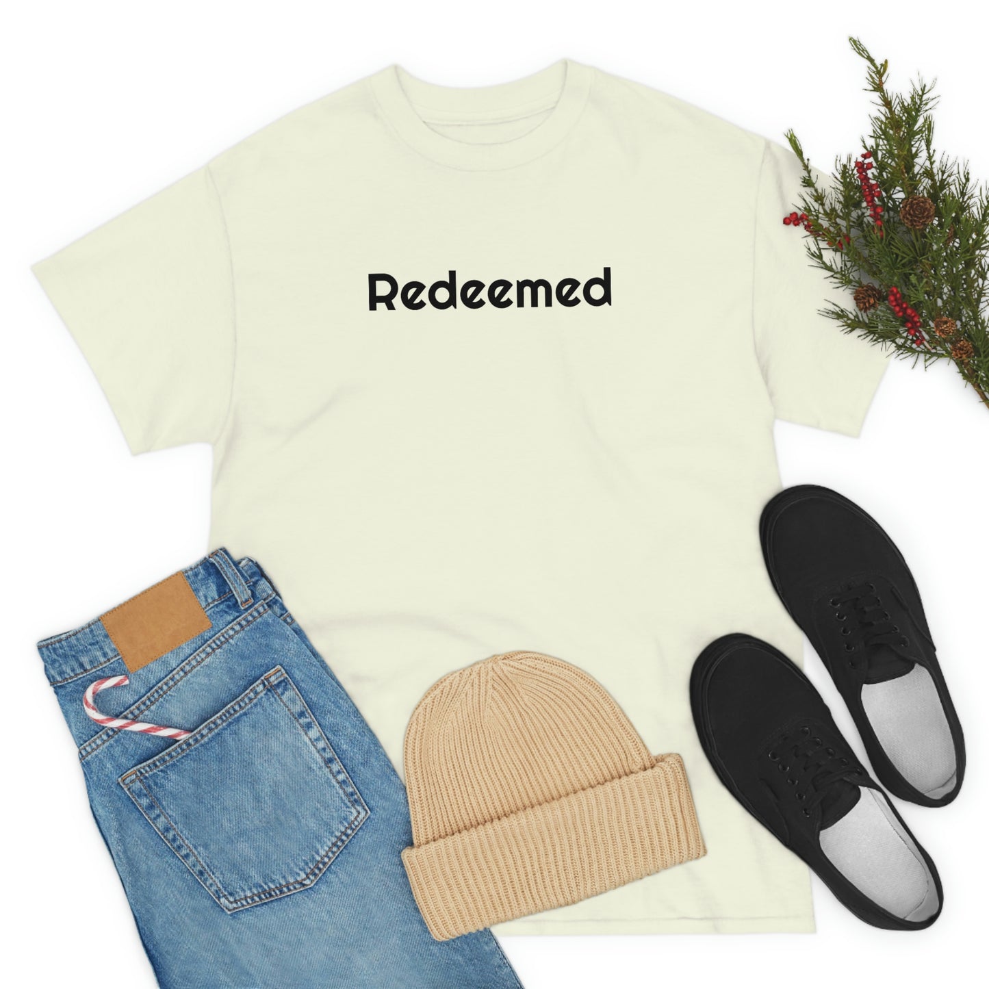 "Redeemed" Unisex Heavy Cotton Tee