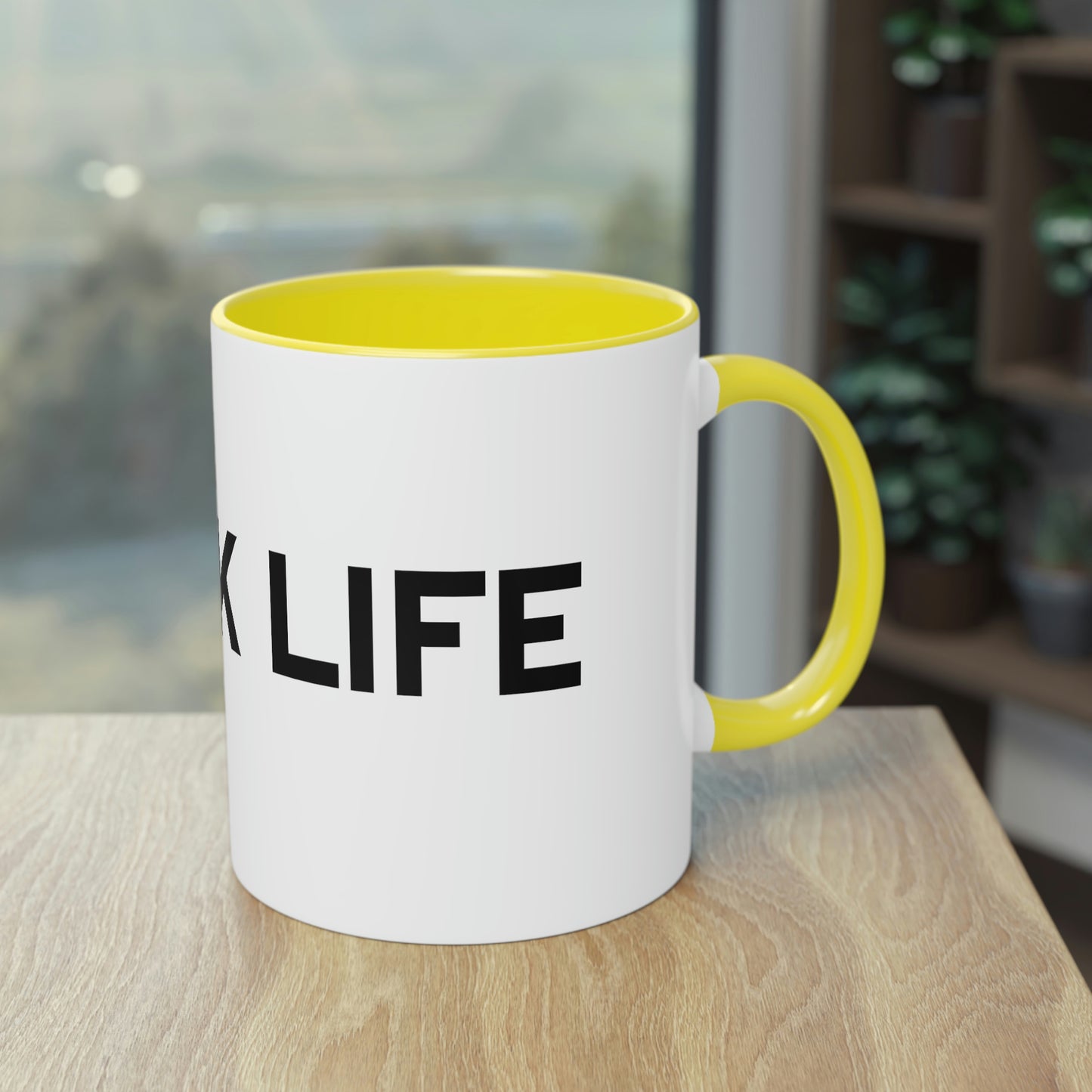 "Speak Life" Two-Tone Coffee Mug, 11oz
