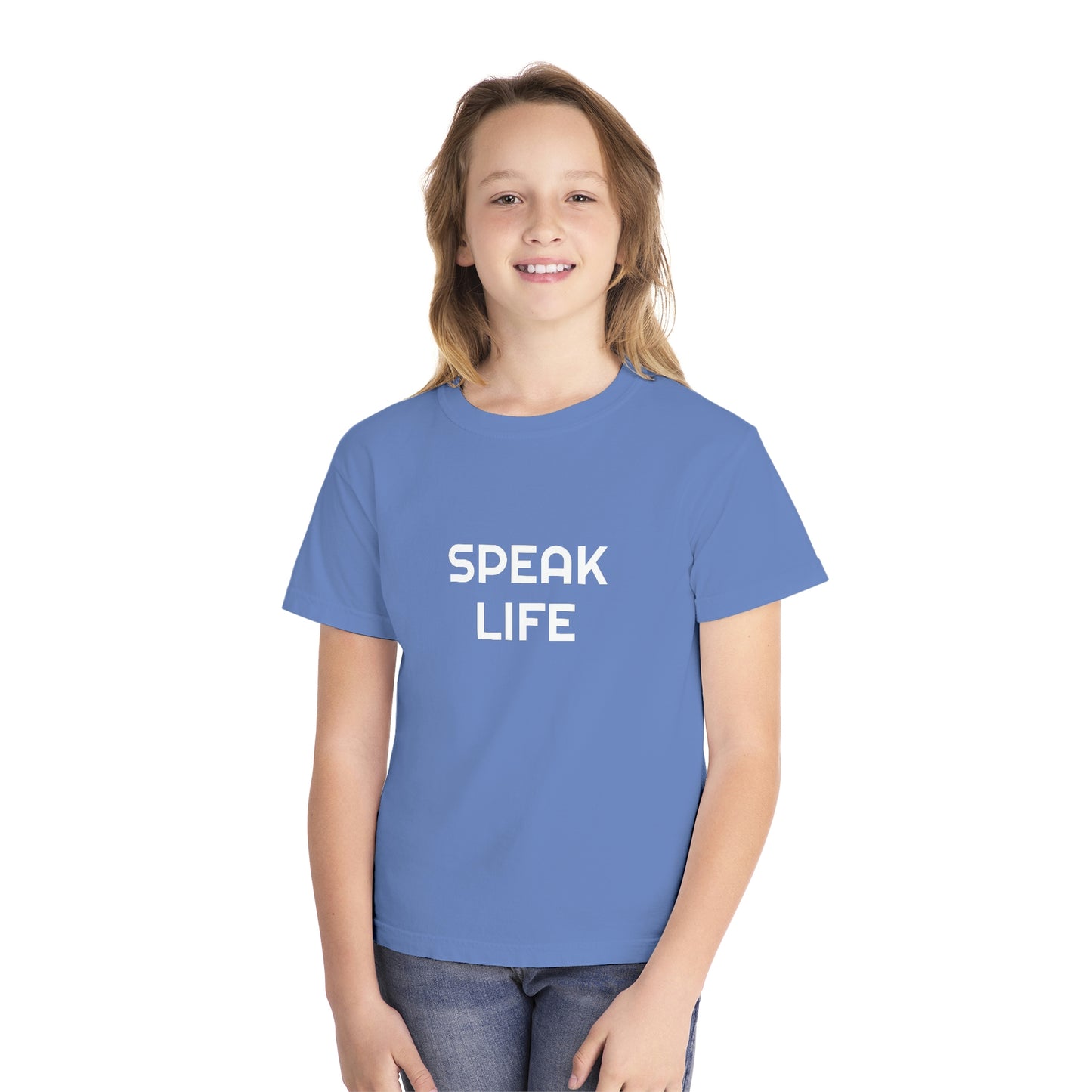 "Speak Life" Youth Midweight Tee