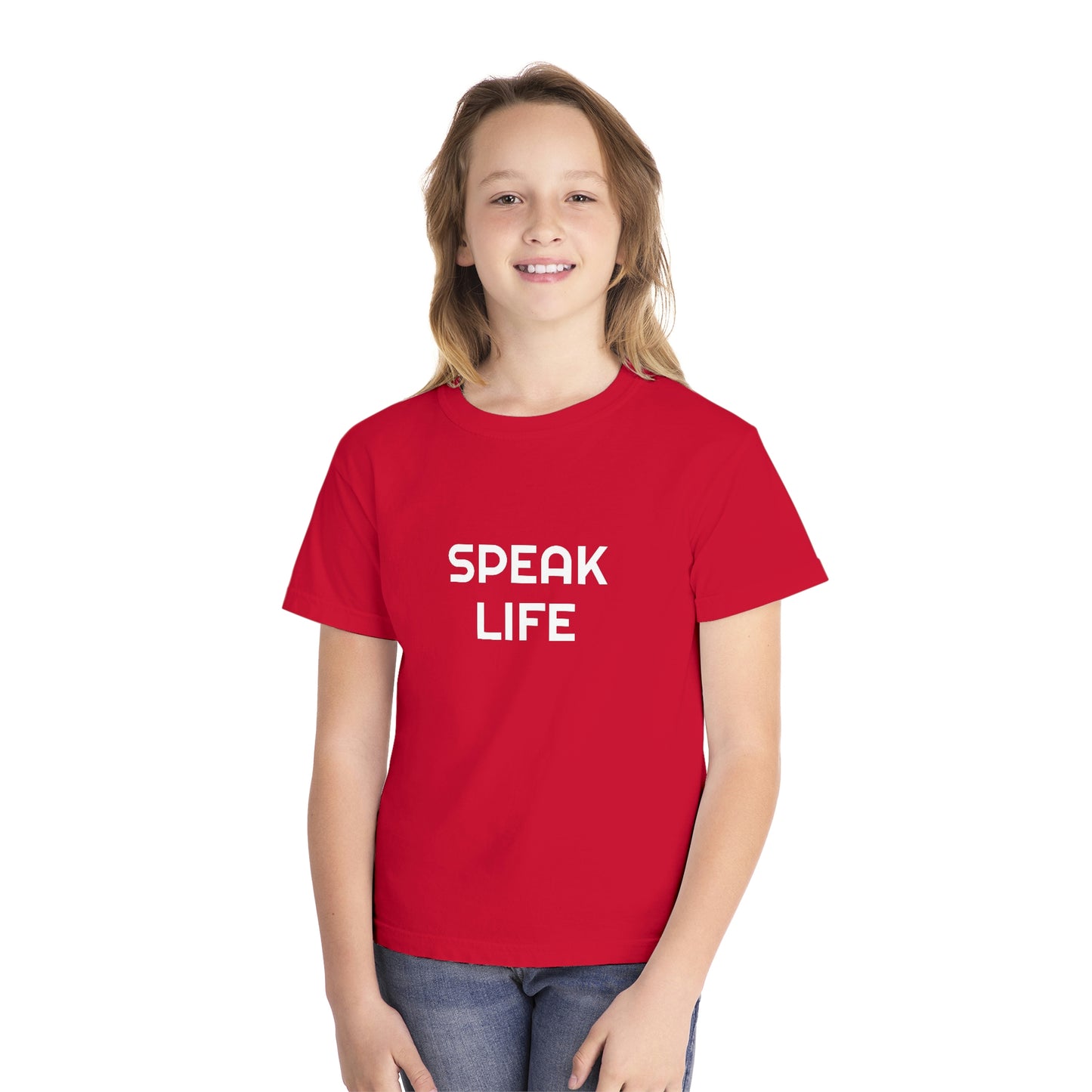 "Speak Life" Youth Midweight Tee