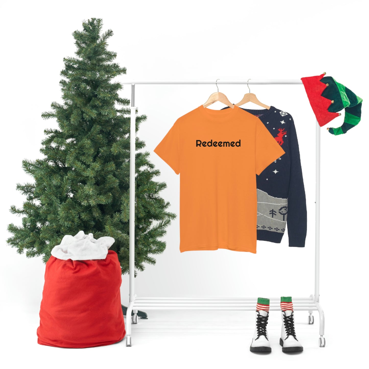 "Redeemed" Unisex Heavy Cotton Tee