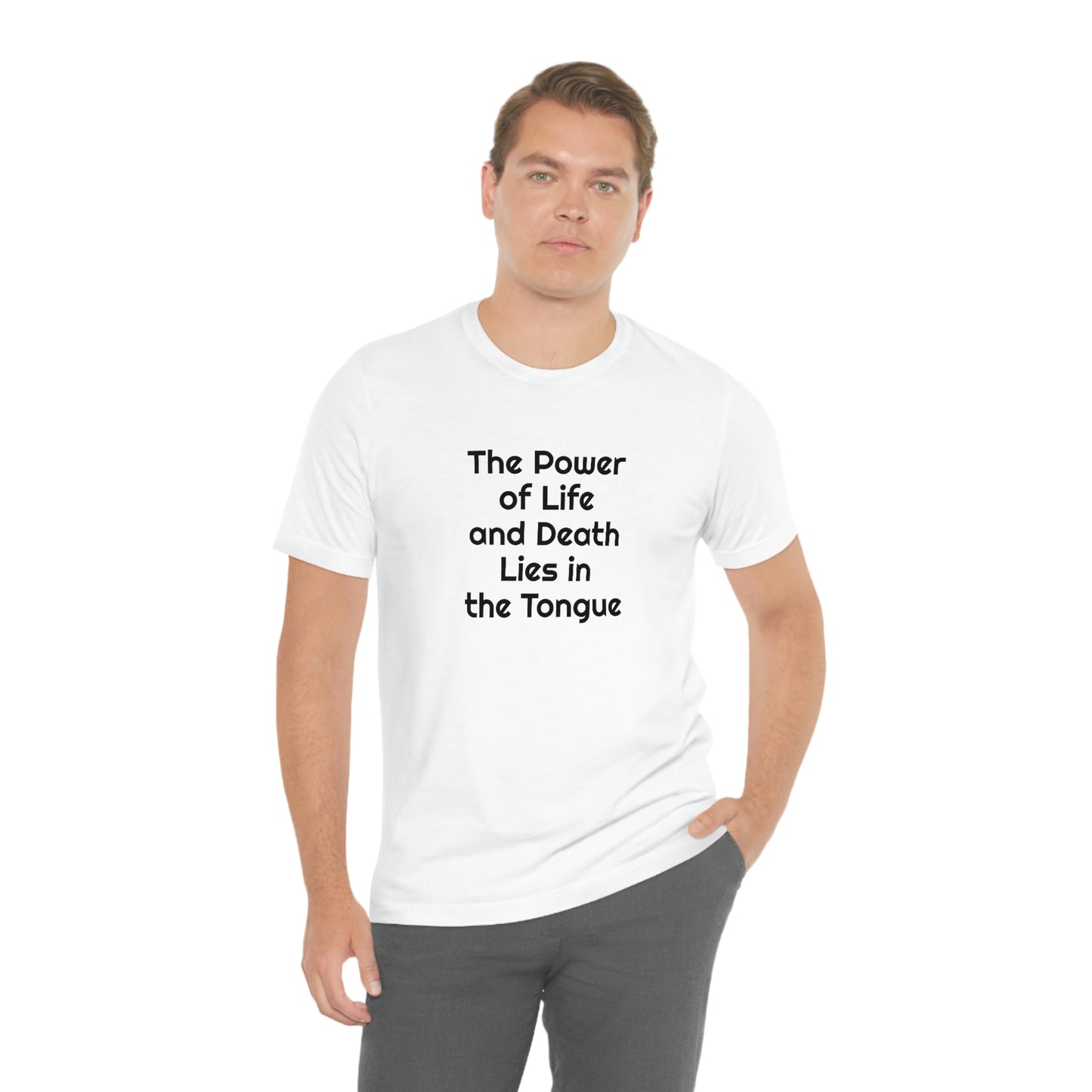 "Speak Life - Power of Life and Death" Unisex Jersey Short Sleeve Tee