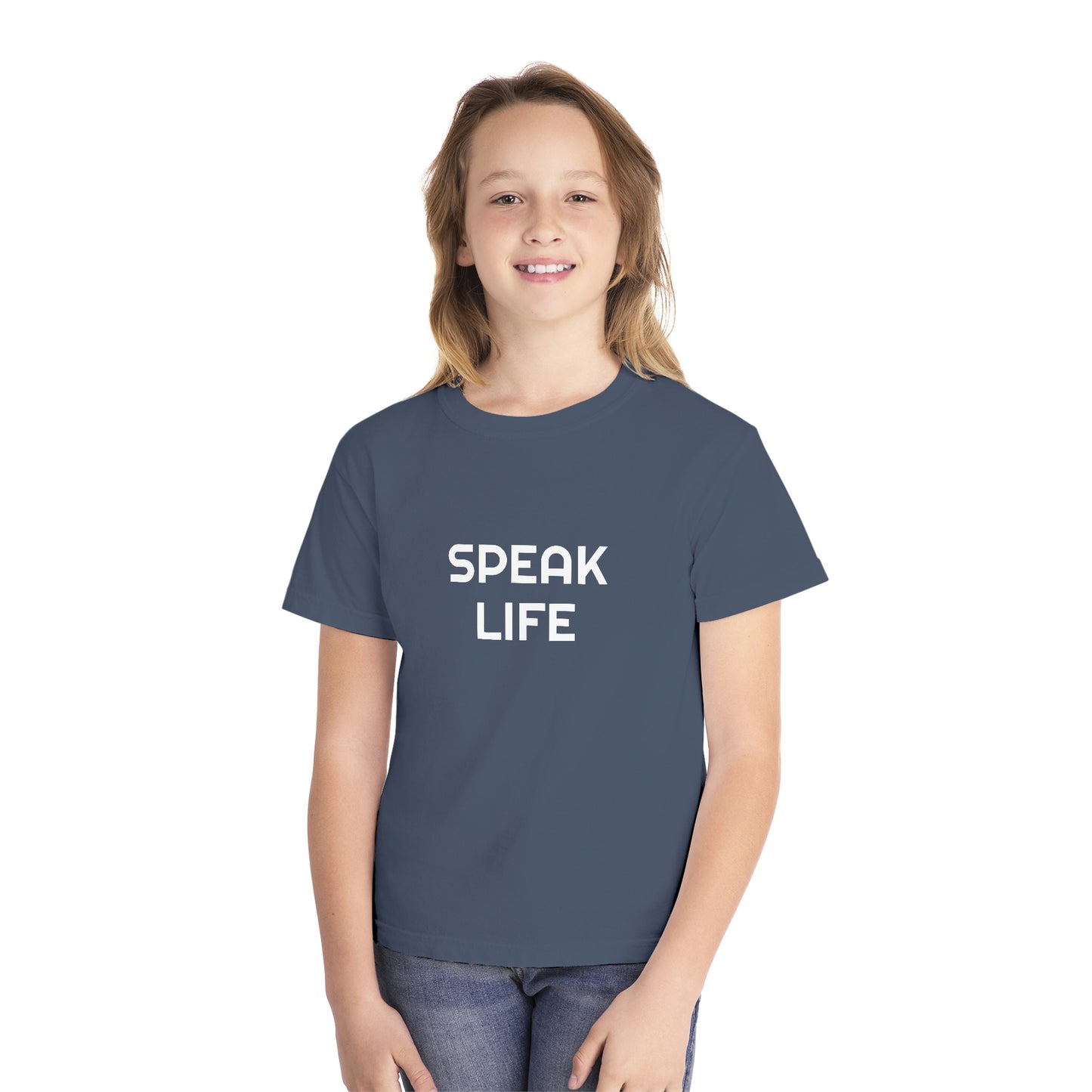 "Speak Life" Youth Midweight Tee