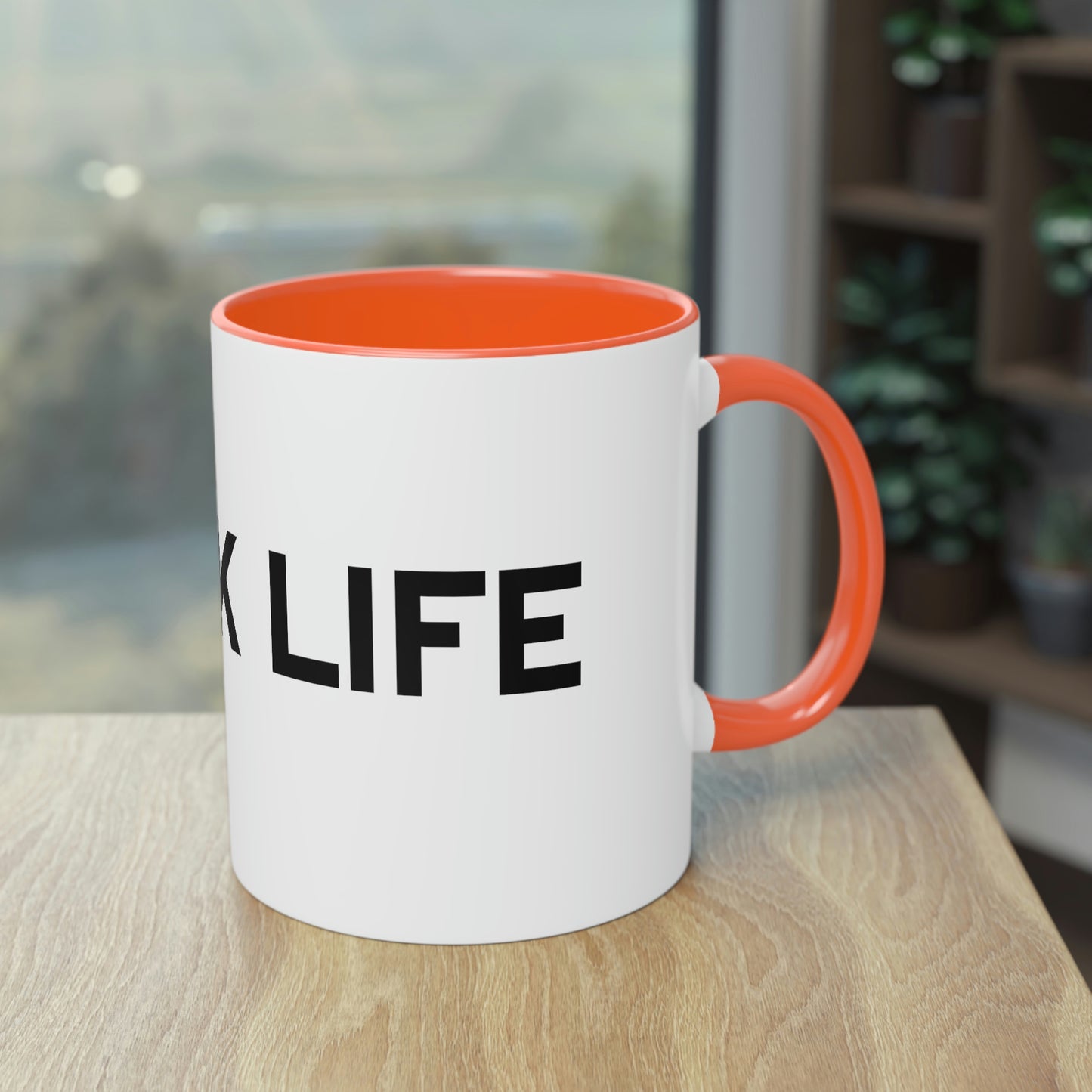 "Speak Life" Two-Tone Coffee Mug, 11oz