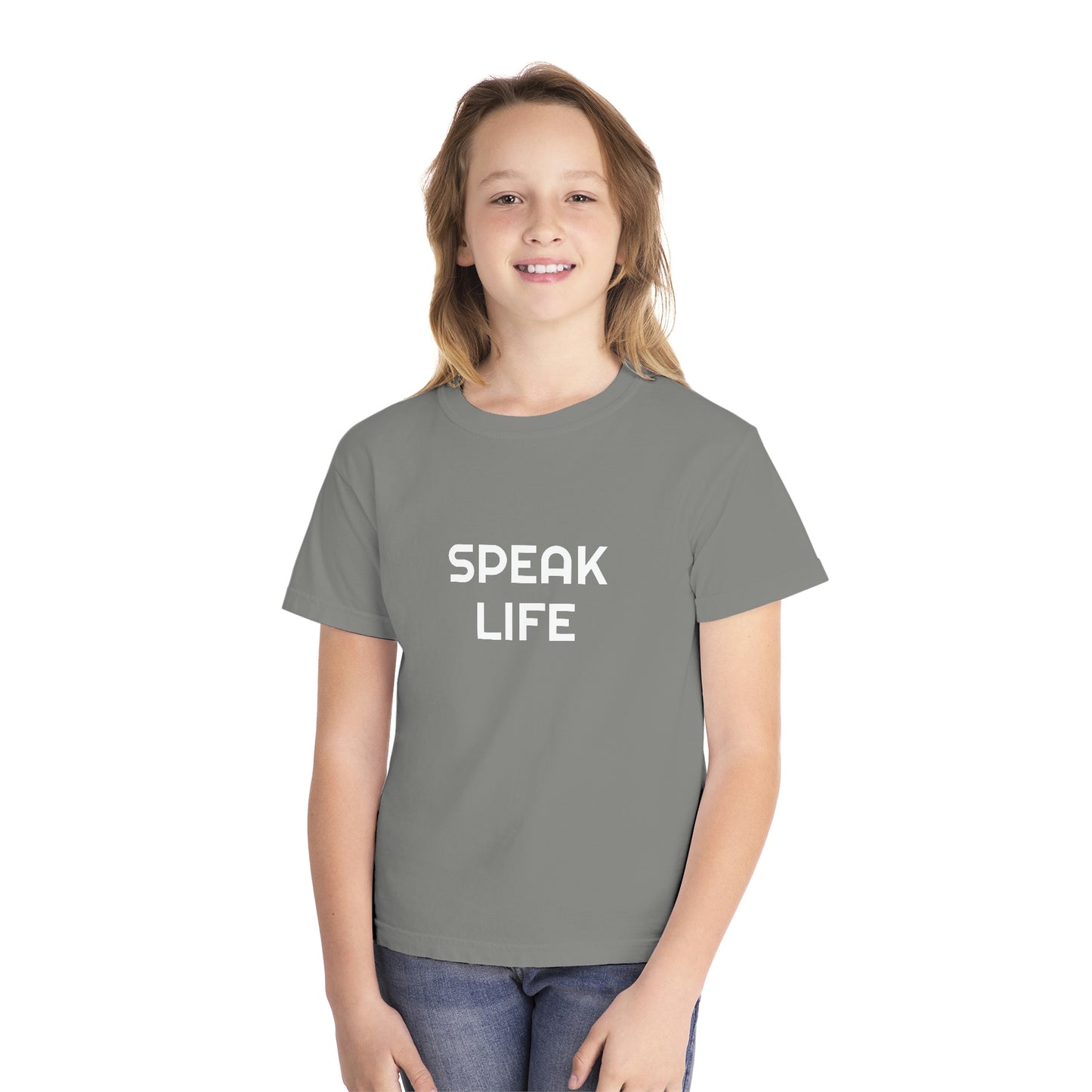 "Speak Life" Youth Midweight Tee
