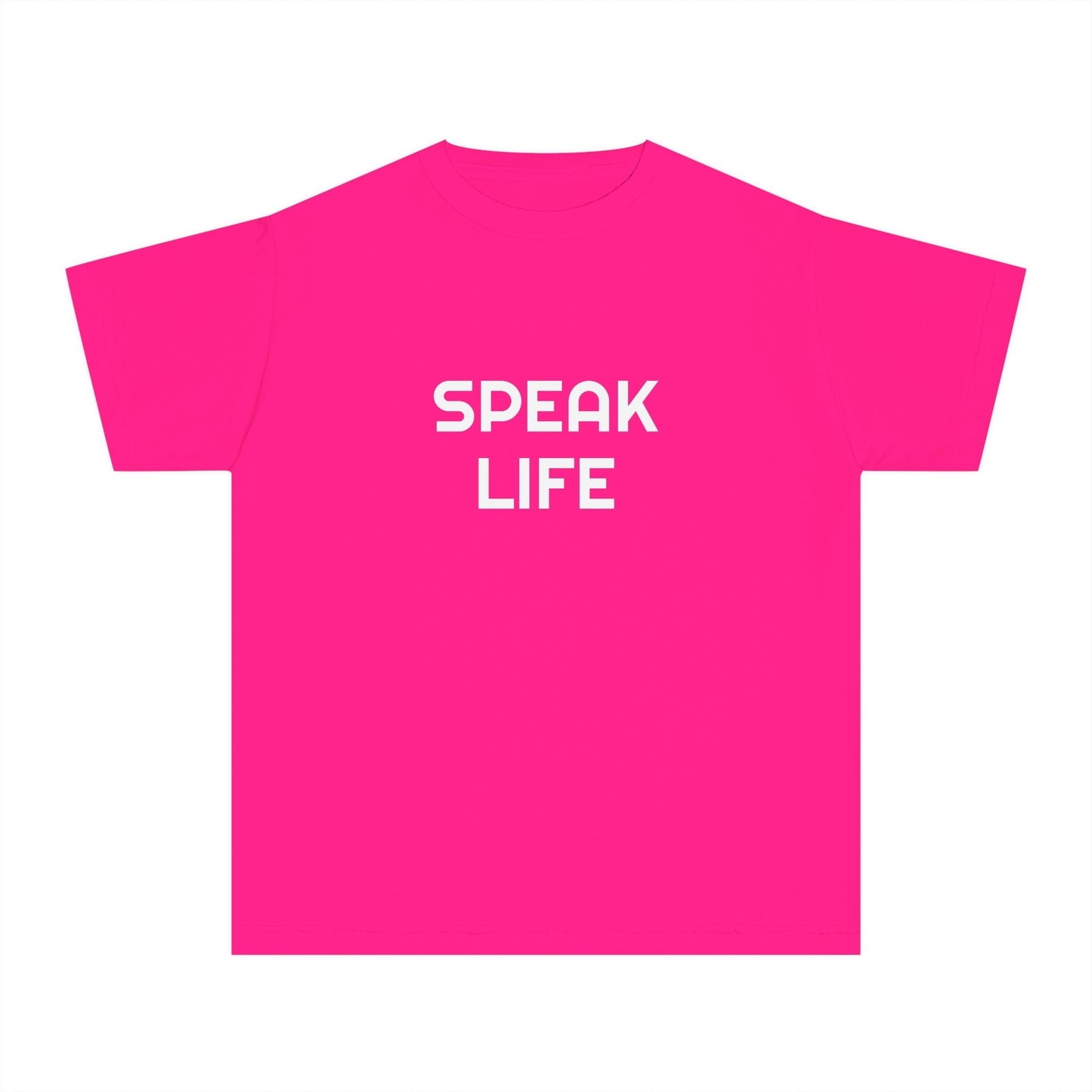 "Speak Life" Youth Midweight Tee
