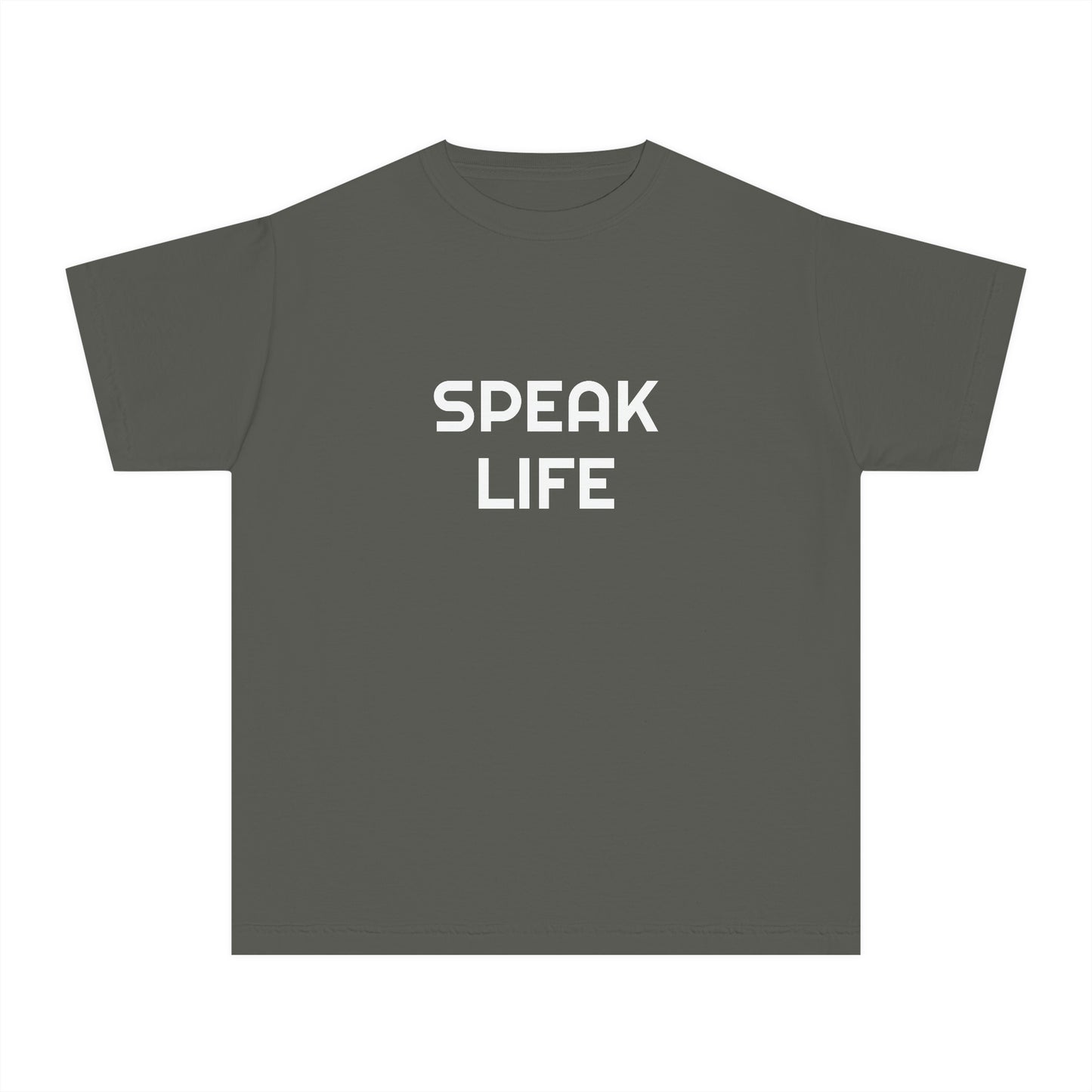 "Speak Life" Youth Midweight Tee
