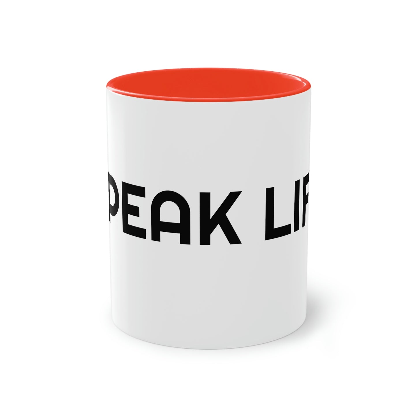 "Speak Life" Two-Tone Coffee Mug, 11oz