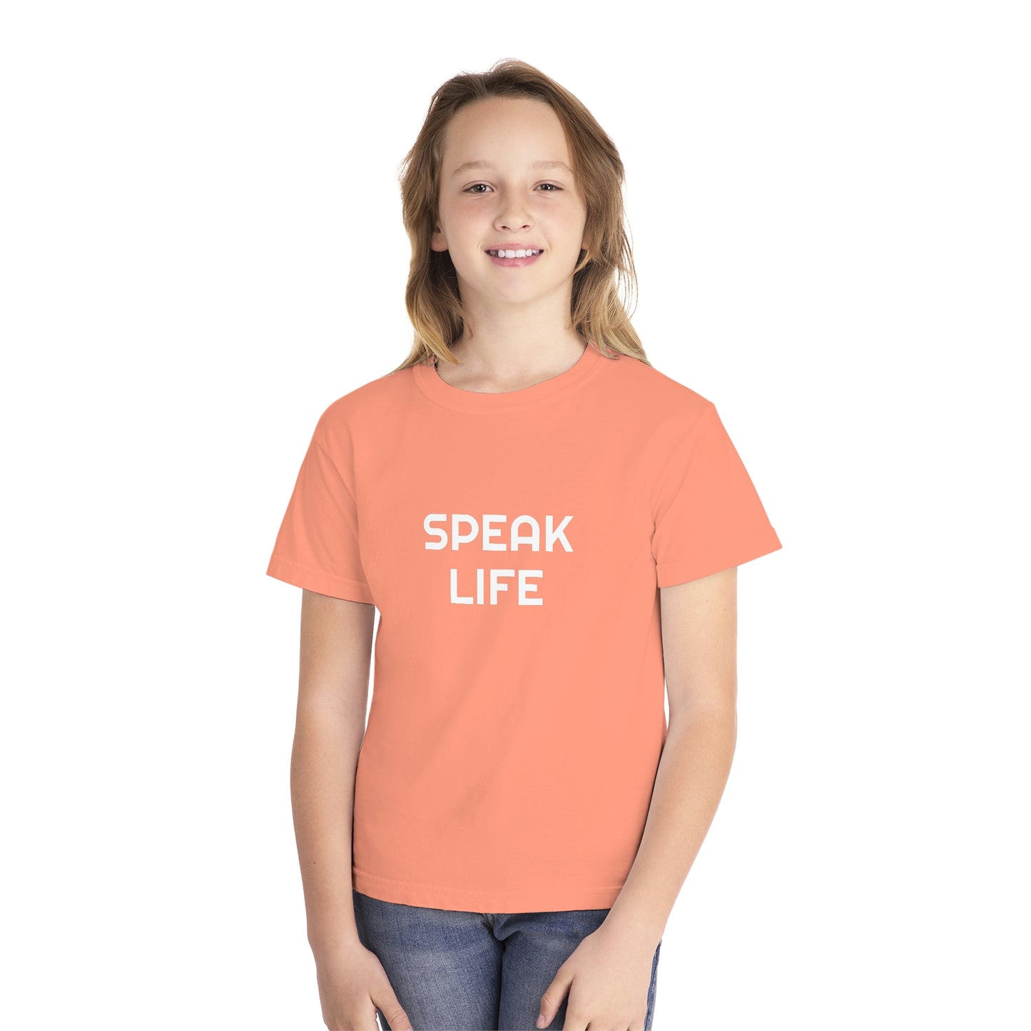 "Speak Life" Youth Midweight Tee