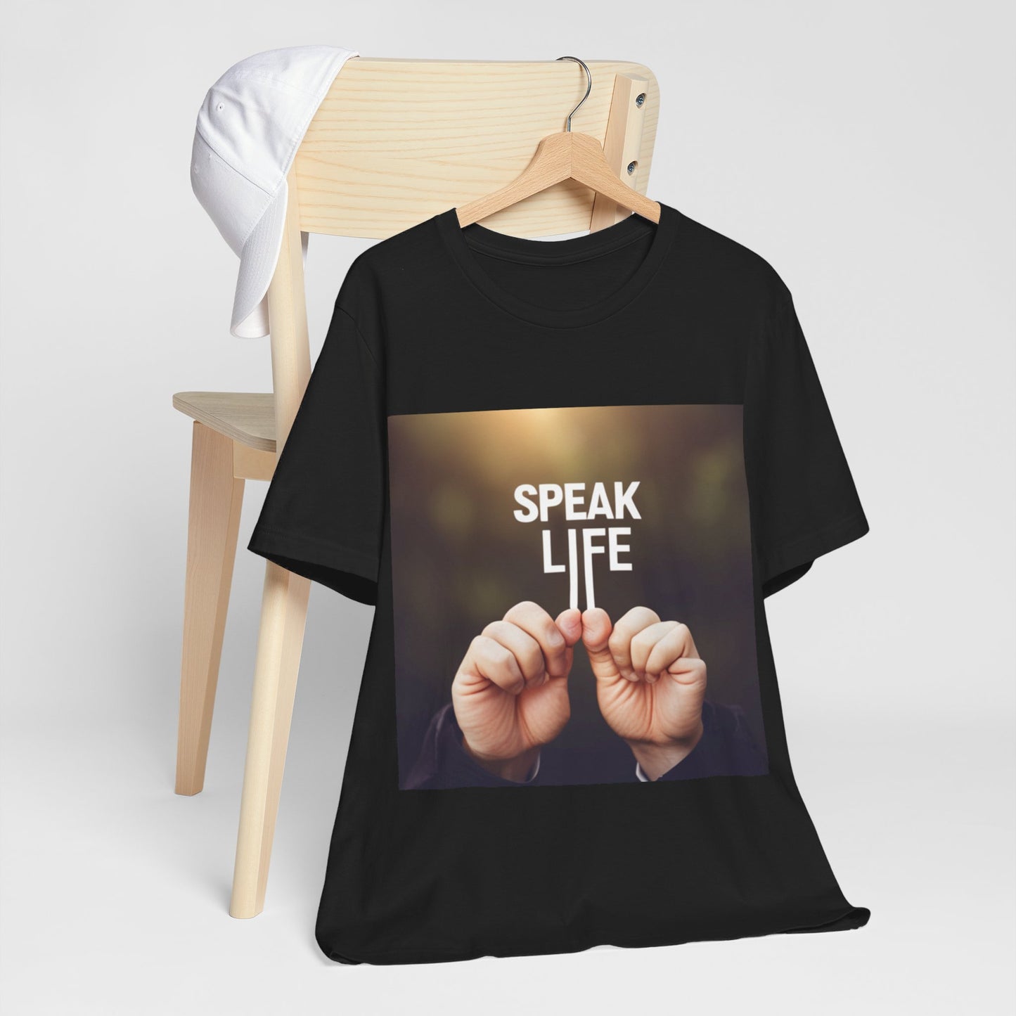 "Speak Life" Hands Unisex Jersey Short Sleeve Tee
