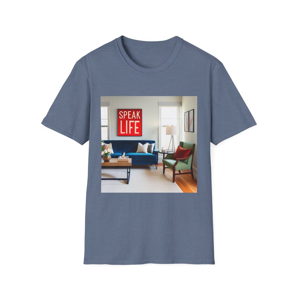 Unisex "Speak Life" Poster Style Softstyle T-Shirt