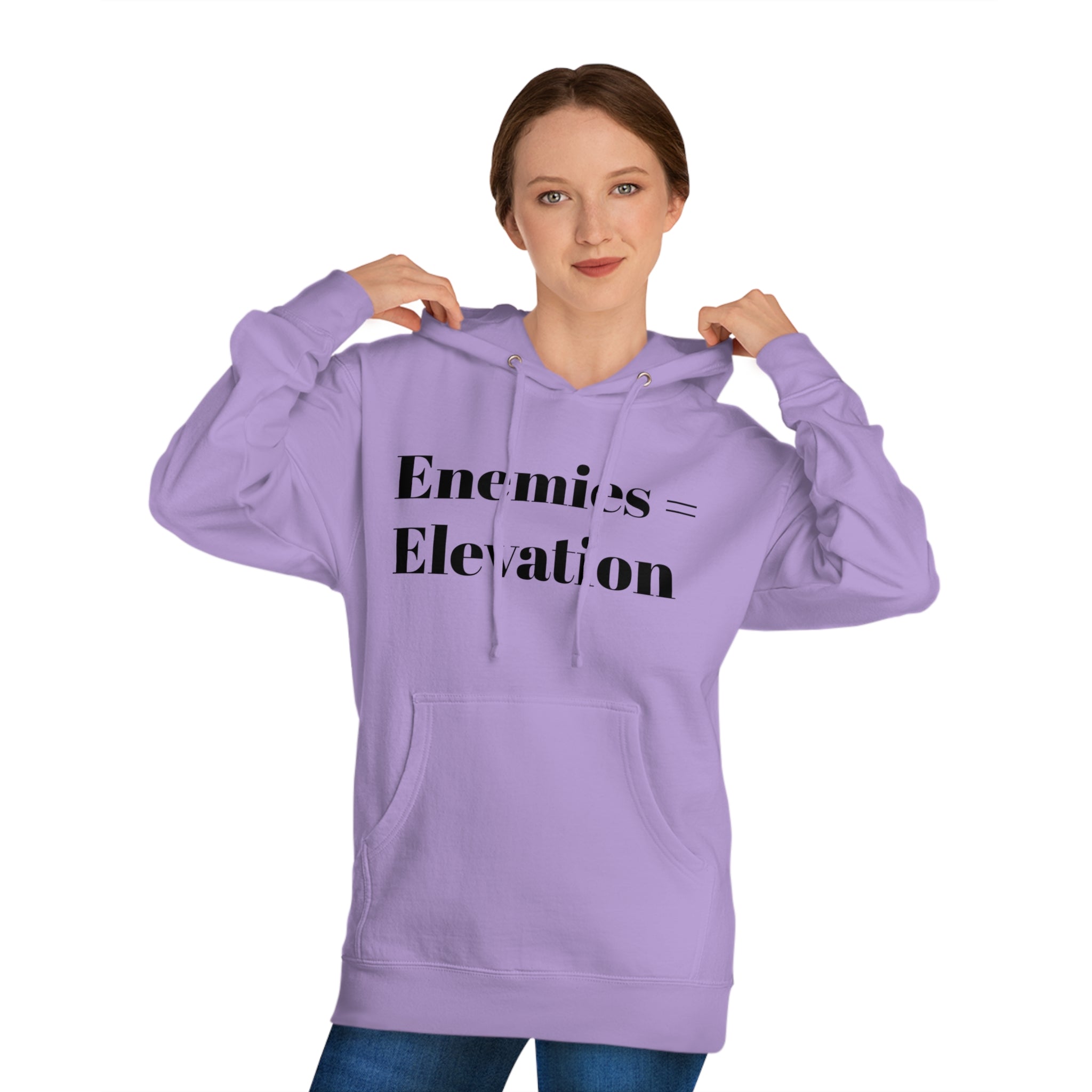 "Enemies = Elevation" Unisex Hooded Sweatshirt