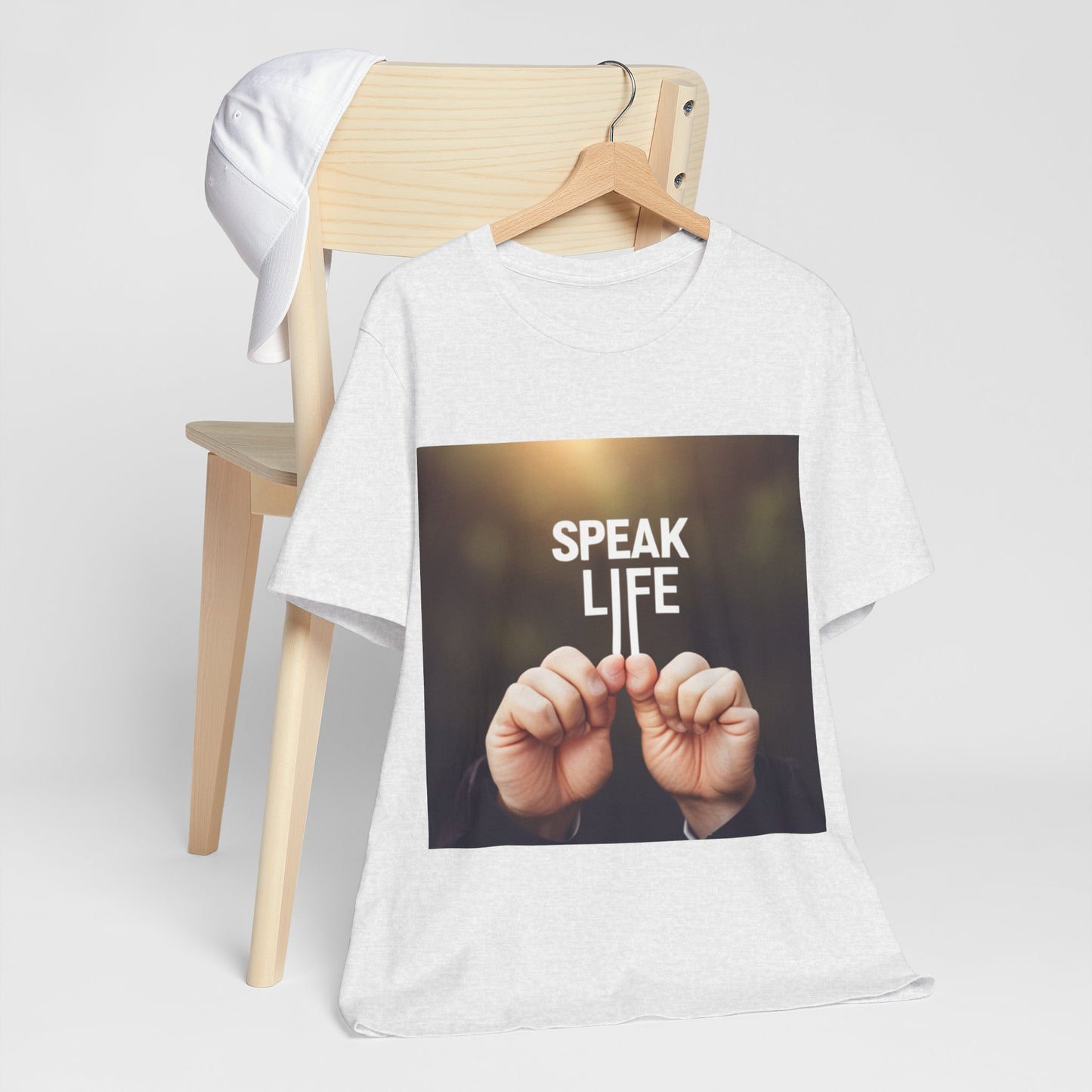 "Speak Life" Hands Unisex Jersey Short Sleeve Tee